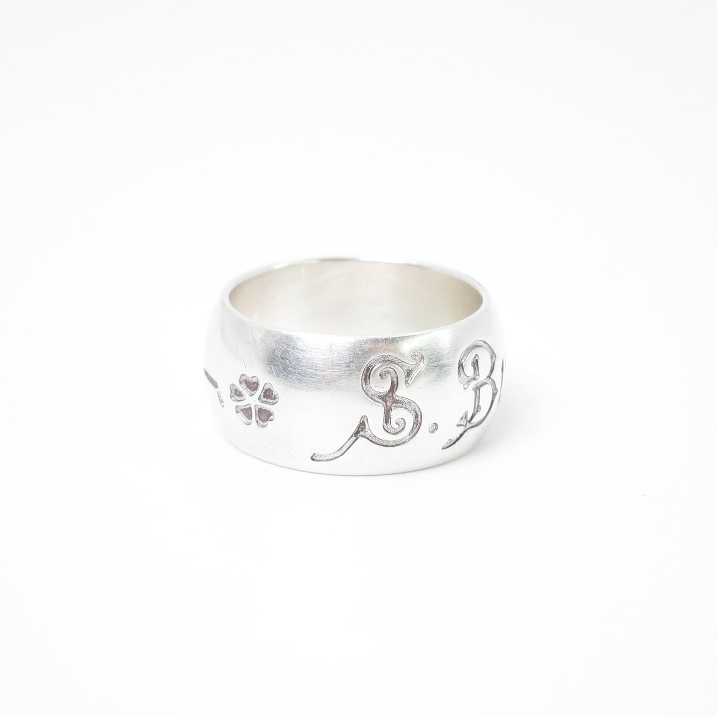 Bvlgari Vintage Save The Children 925 Silver Ring #53