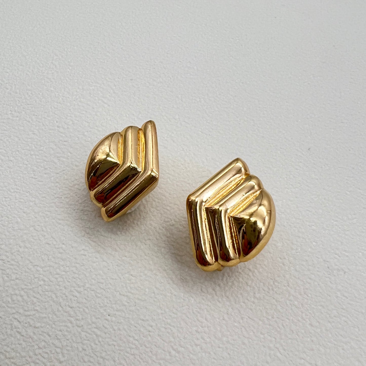 Christian Dior Vintage Special Golden Clip-on Earrings