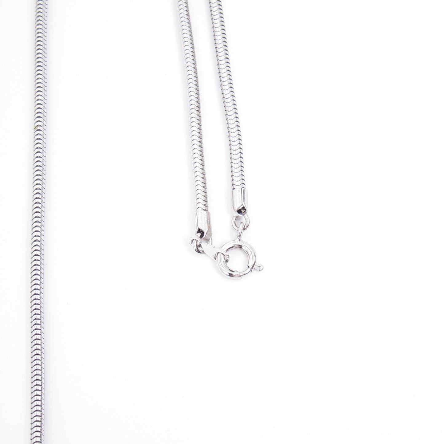 Givenchy Vintage Geometric Navy and Rhinestone Flower Pendant Silver Necklace
