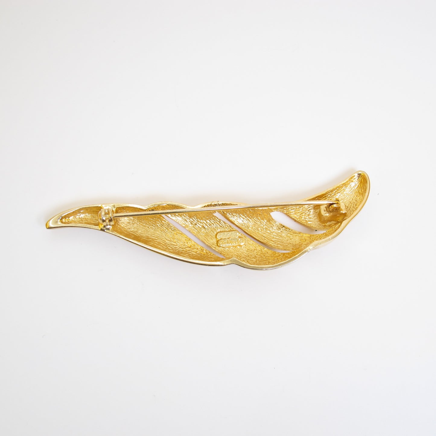Christian Dior Vintage Stylish Golden Brooch