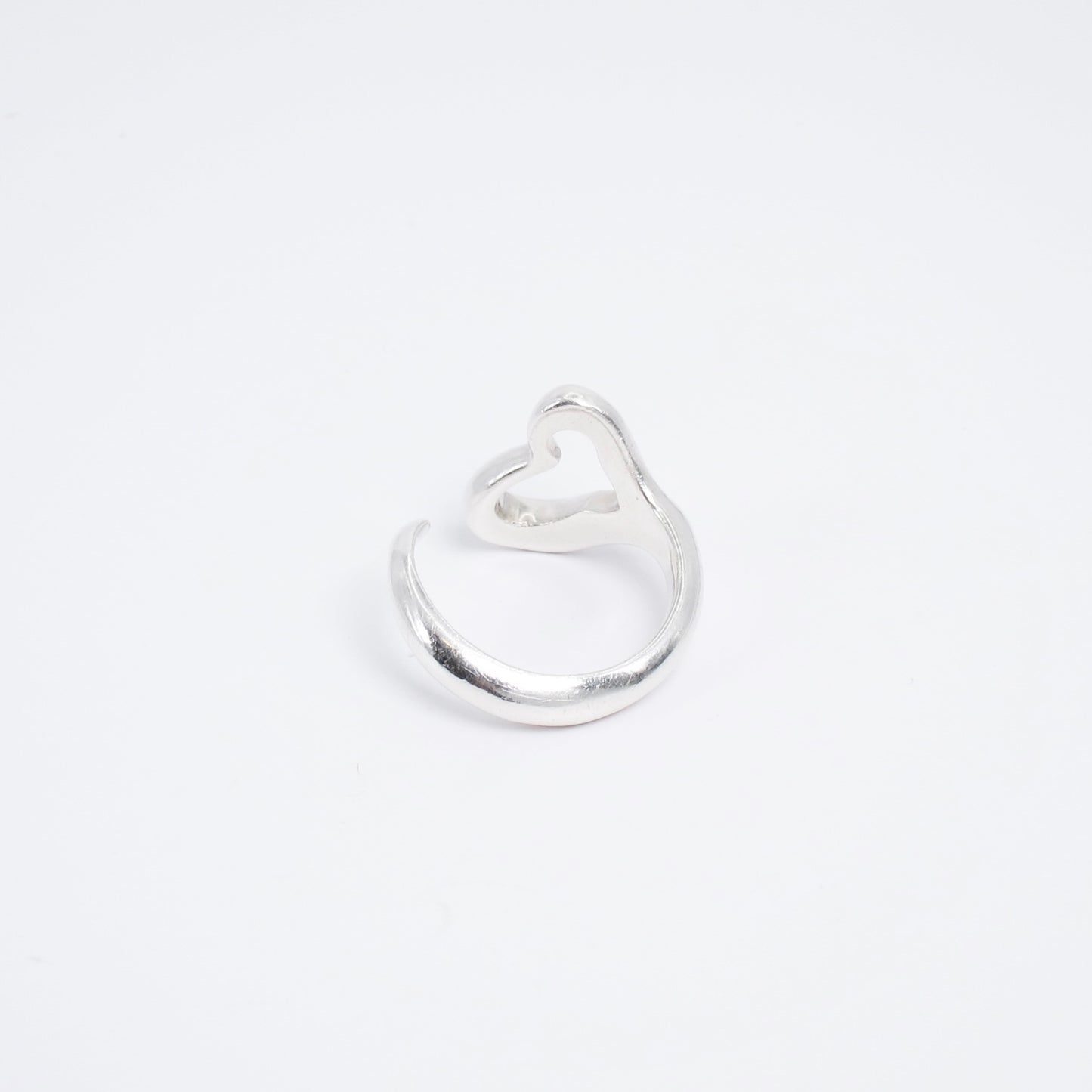 Tiffany Vintage Open Heart 925 Silver Ring