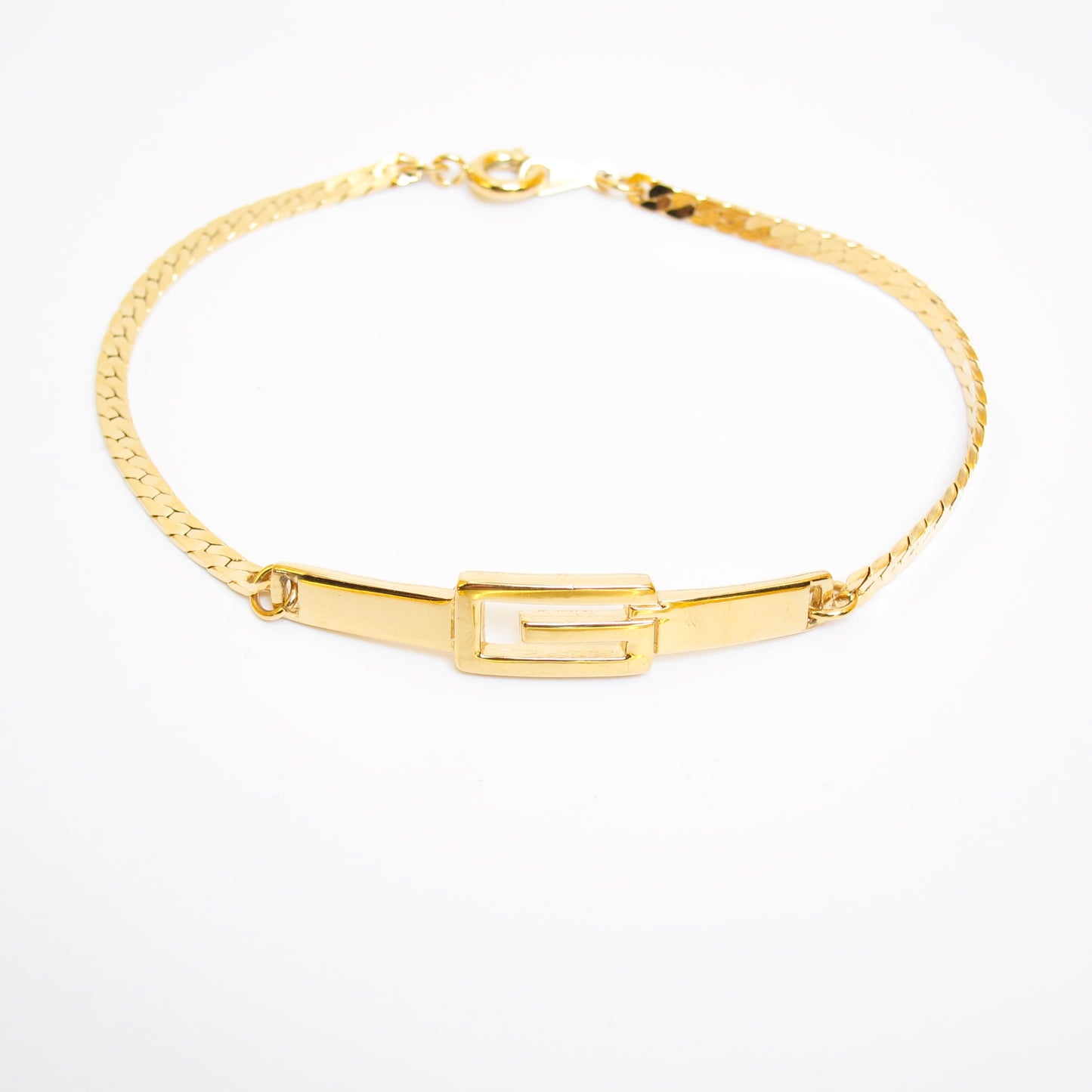Givenchy Vintage G Logo Golden Bracelet