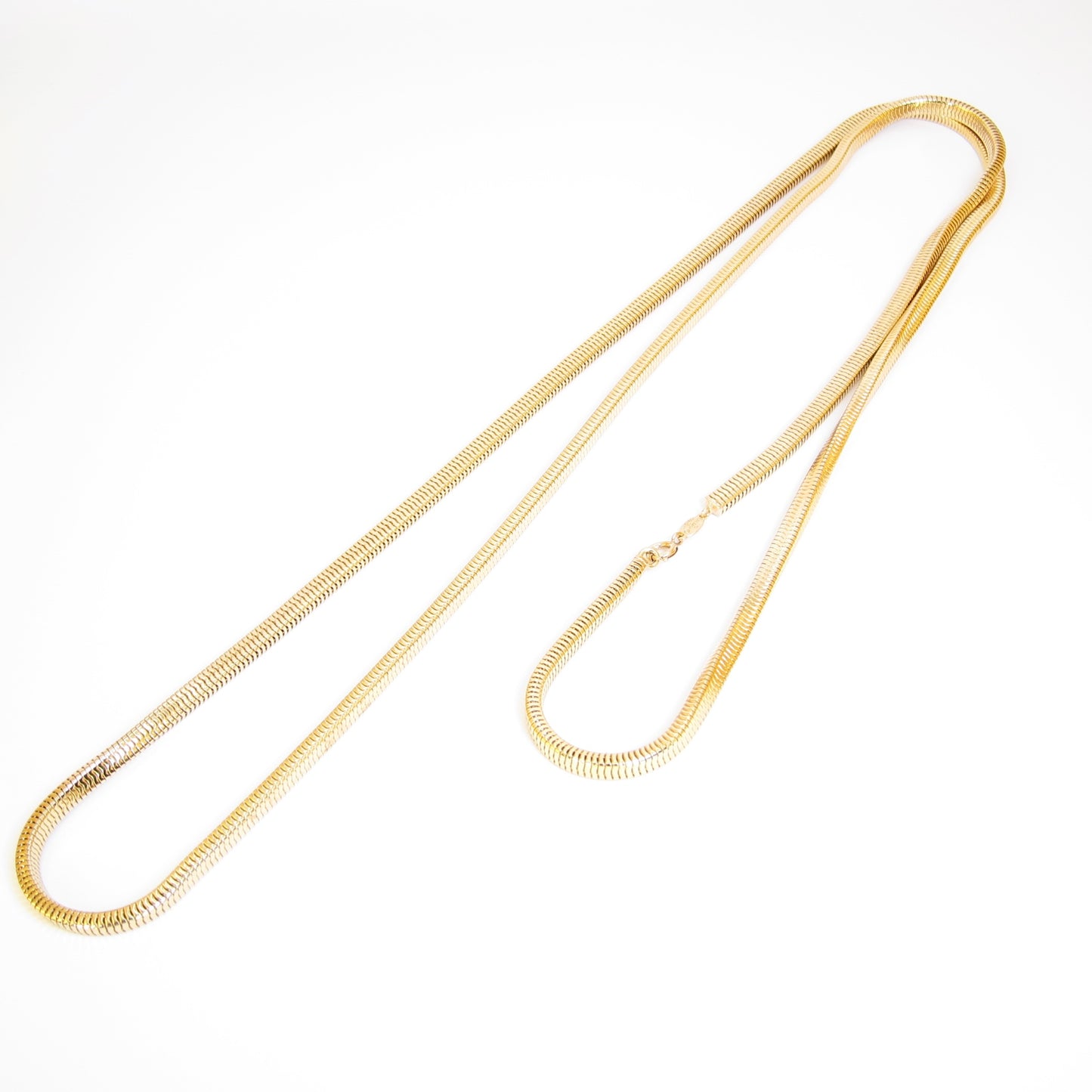 Christian Dior Vintage Stylish Golden Long Necklace