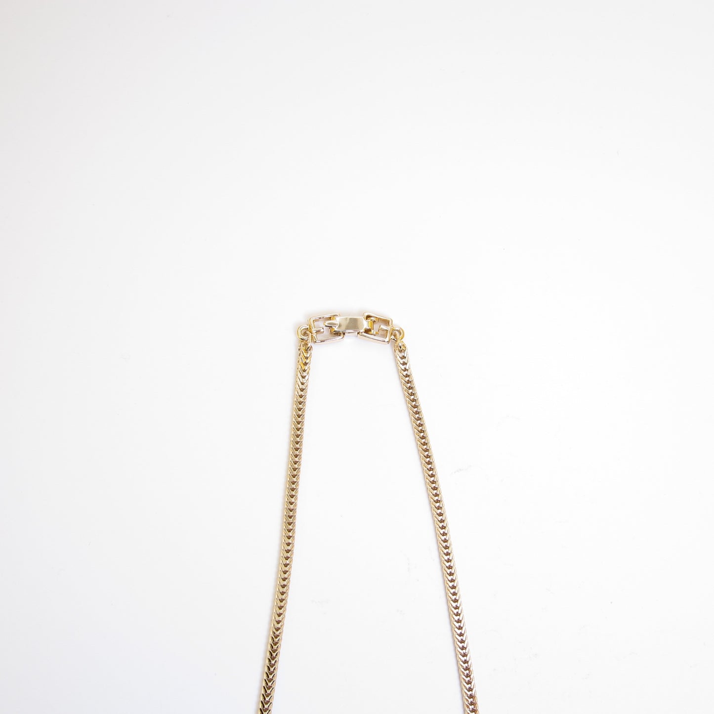 Givenchy Vintage G Logo on Round Shape Golden Necklace