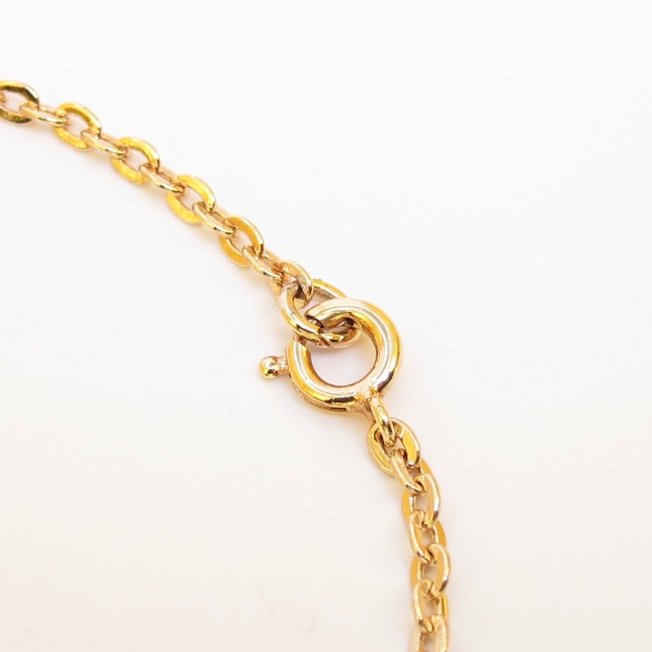 Christian Dior Vintage Dior Logo in Oval Shaped Golden Bracelet