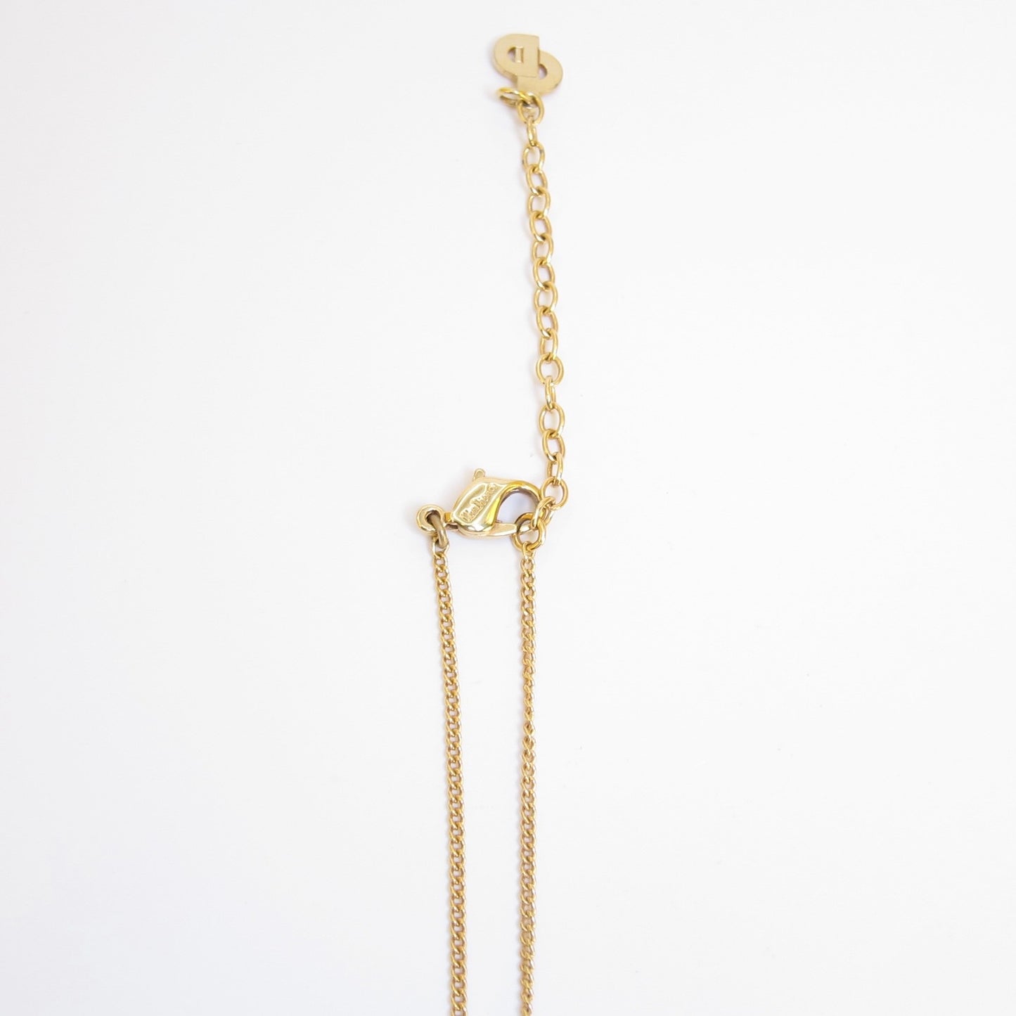Christian Dior Vintage Pearl and Rhinestone Golden Necklace