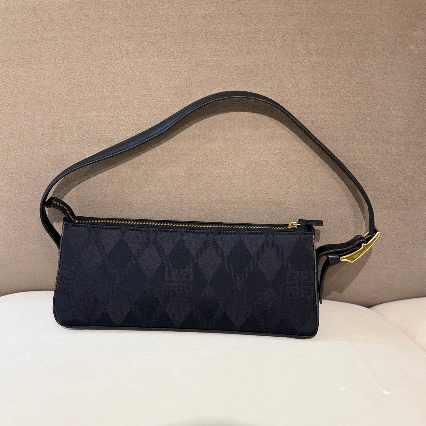 Givenchy Vintage All-Over Pattern Triangle Shoulder Bag