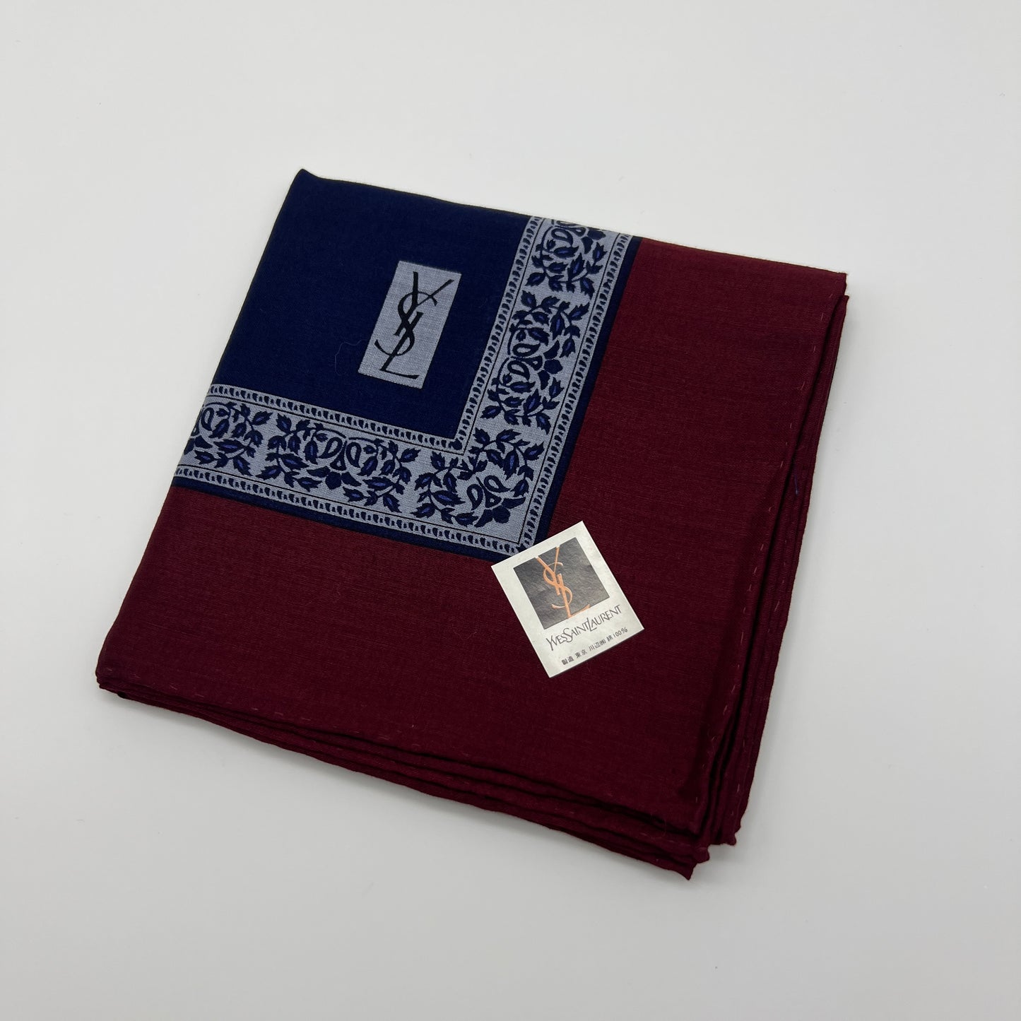 Yves Saint Laurent Vintage Unused Handkerchief