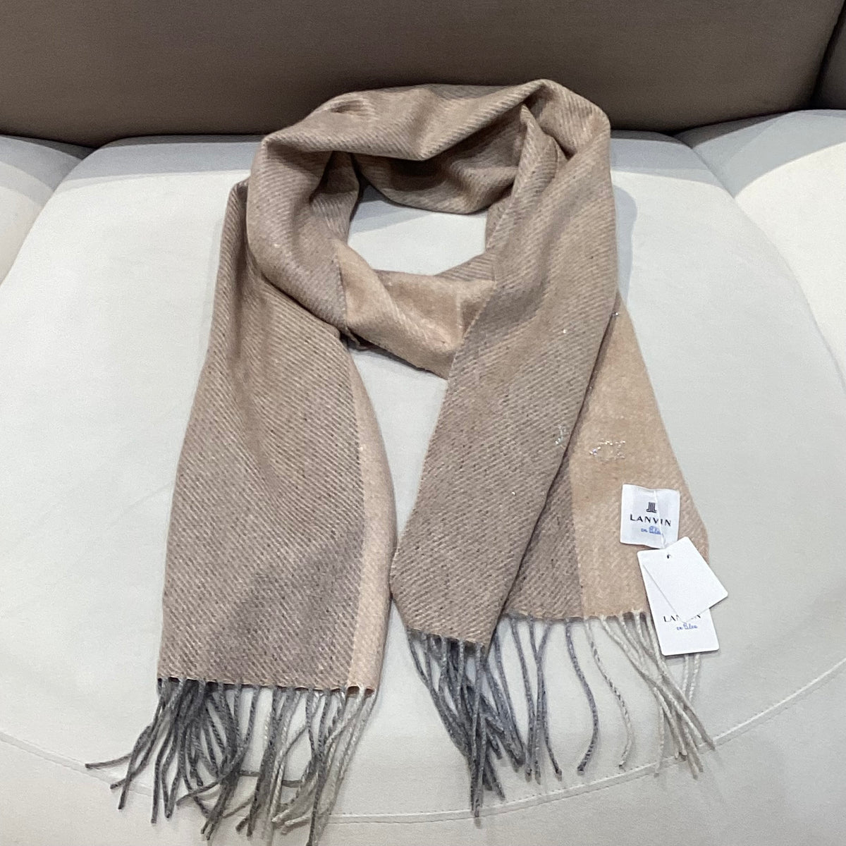 Lanvin Vintage Beige Muffler
