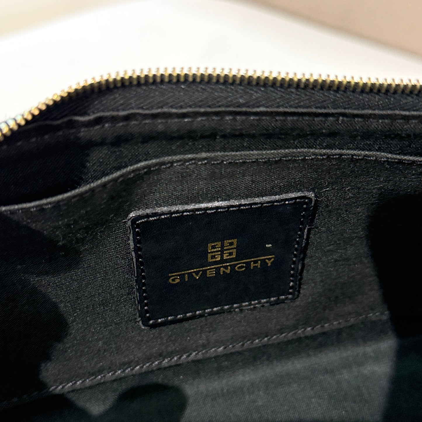 Givenchy Vintage All-Over Pattern Triangle Shoulder Bag