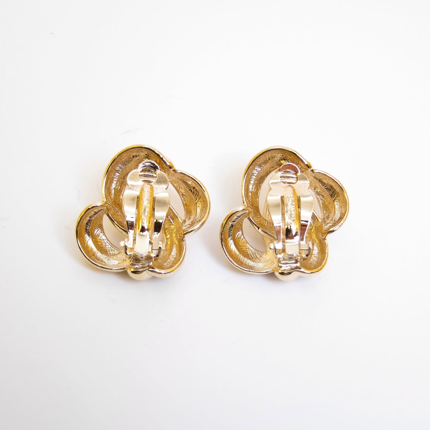 Givenchy Vintage Stylish Golden Clip-on Earrings