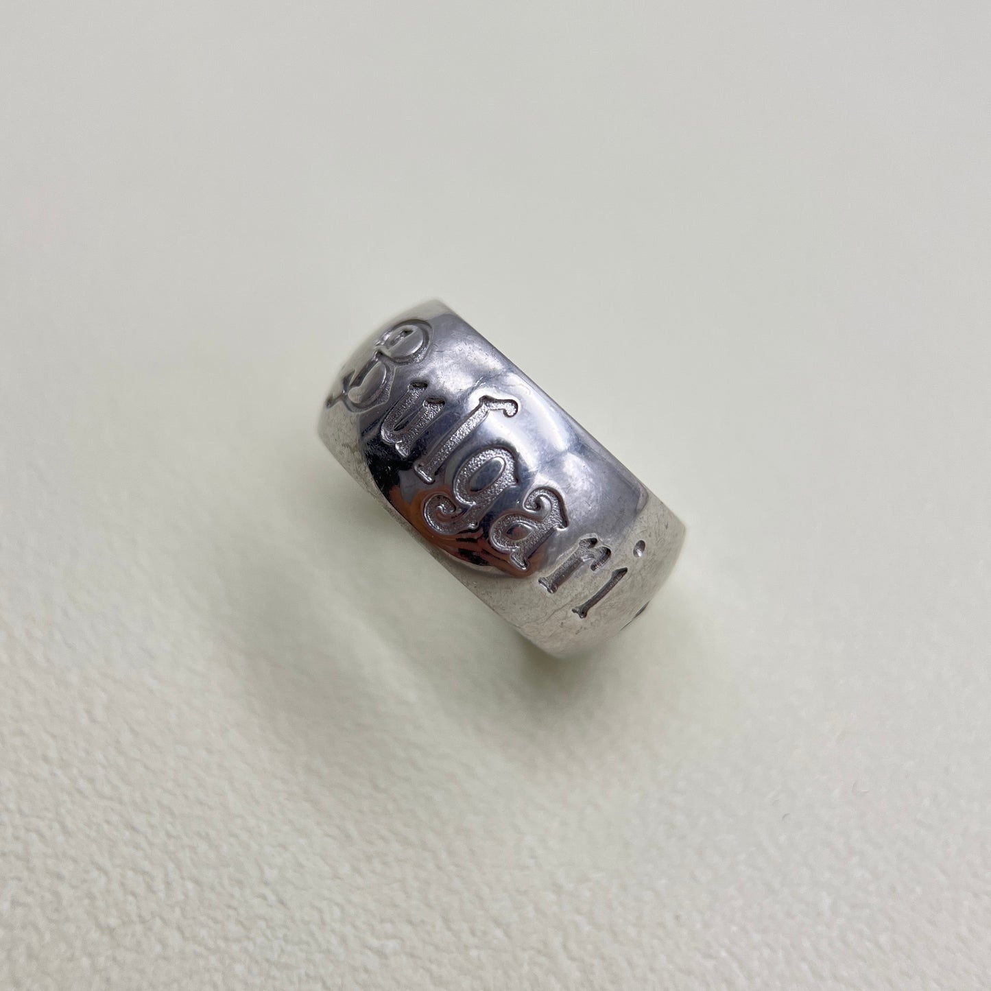 Bvlgari Vintage Save The Children 925 Silver Ring #53