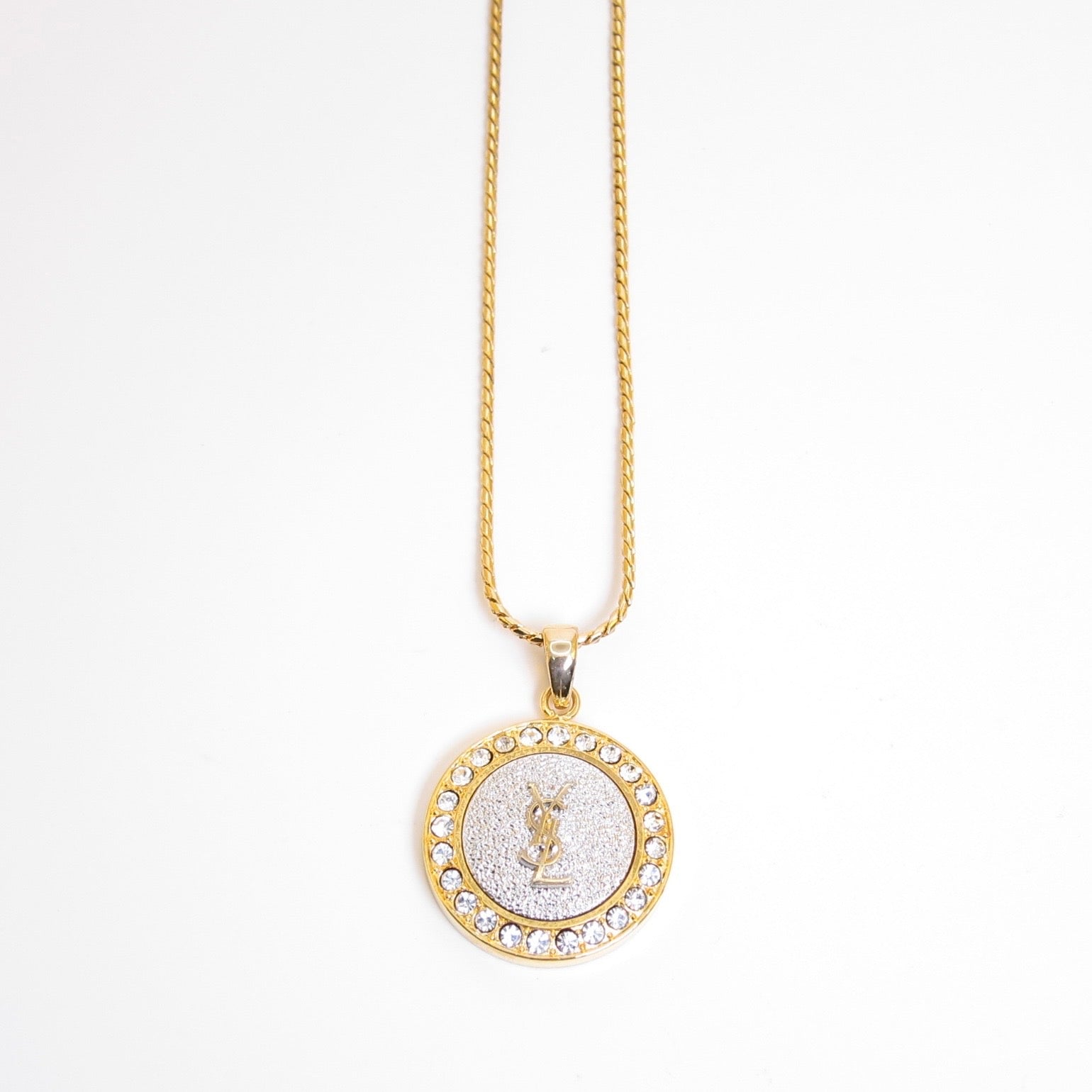 Diorella.me Vintage Shop] Yves Saint Laurent Vintage YSL Logo on 