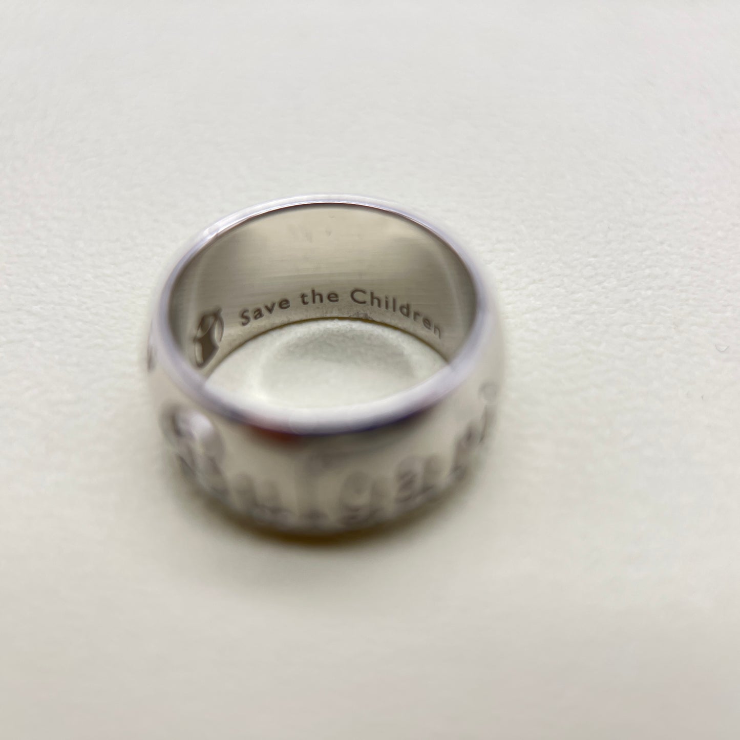 Bvlgari Vintage Save The Children 925 Silver Ring #53