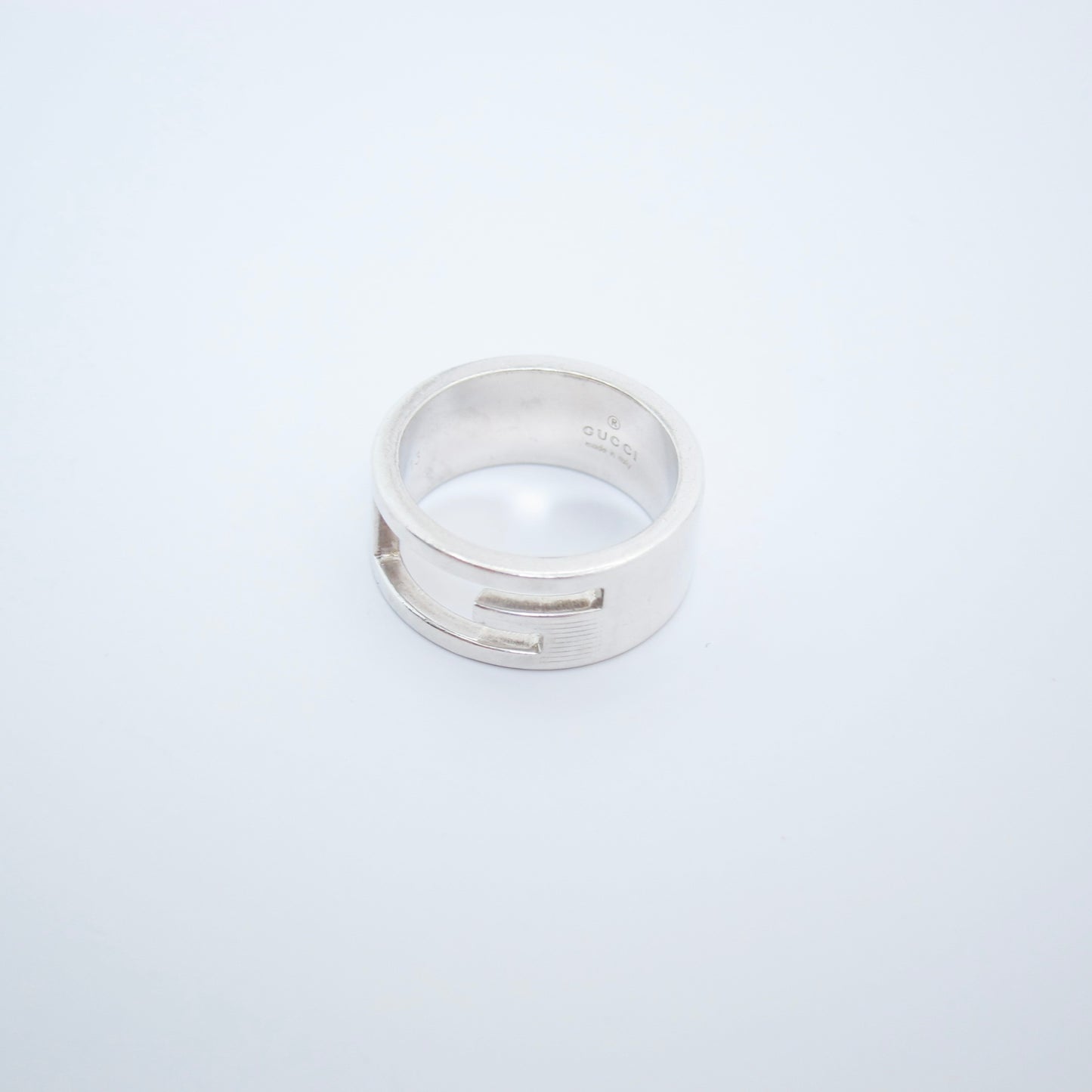Gucci Vintage G Logo 925 Silver Ring #13