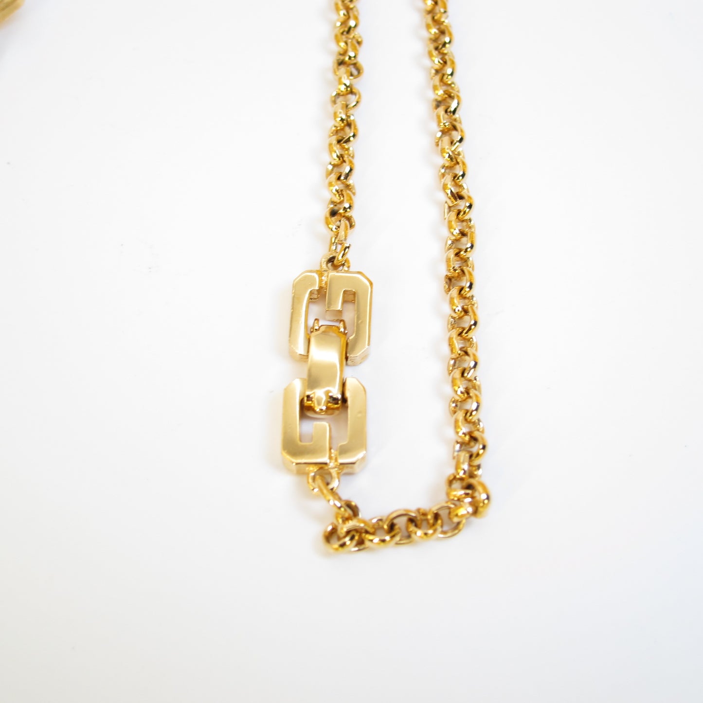 Givenchy Vintage Stylish Golden Long Necklace