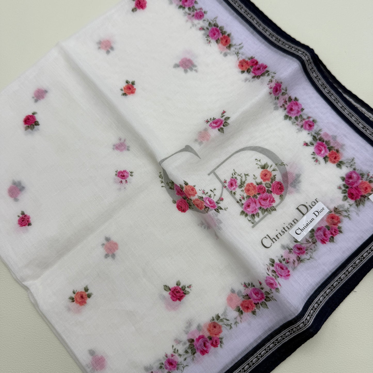 Christian Dior Vintage Unused Handkerchief