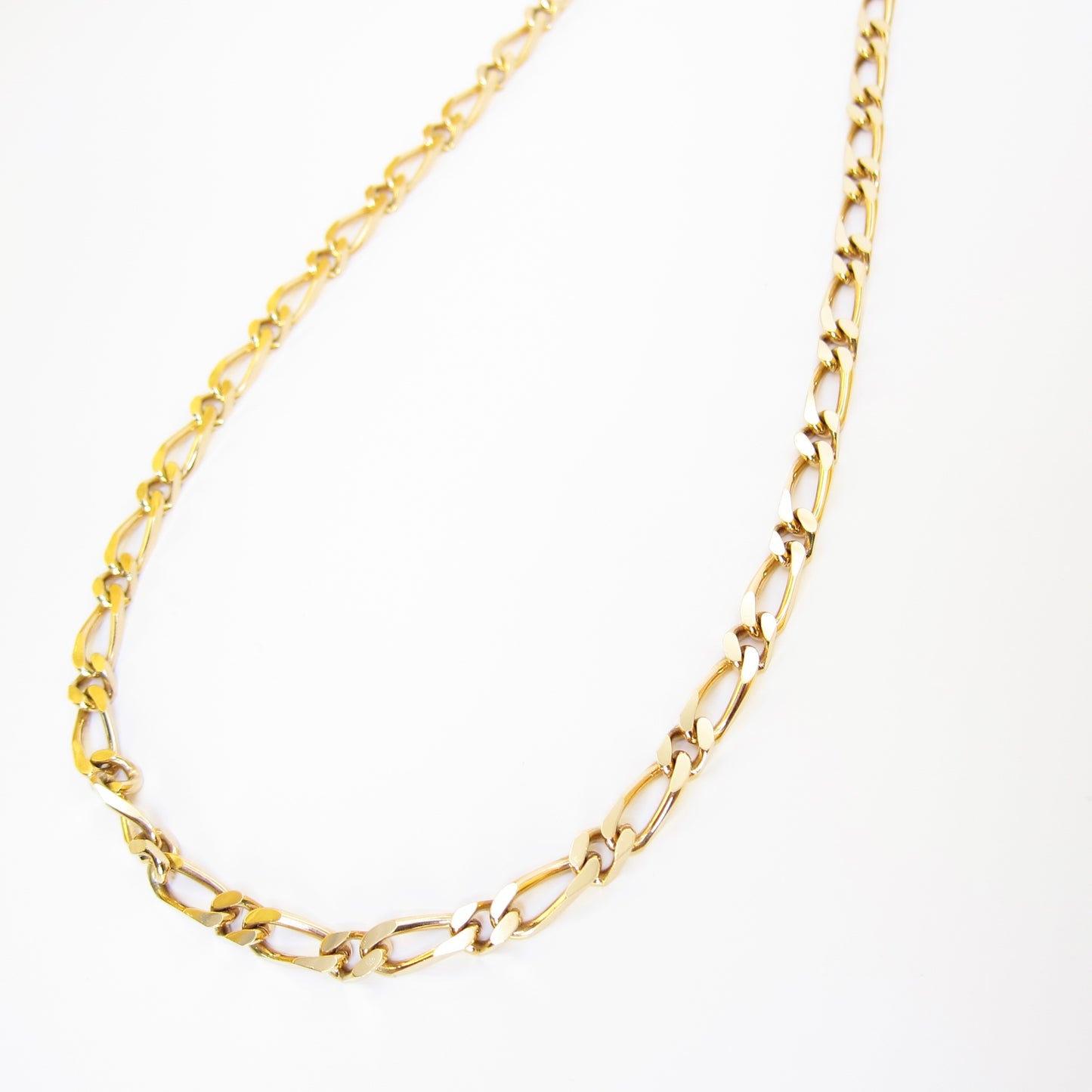 Monet Vintage Stylish Chain Golden Long Necklace