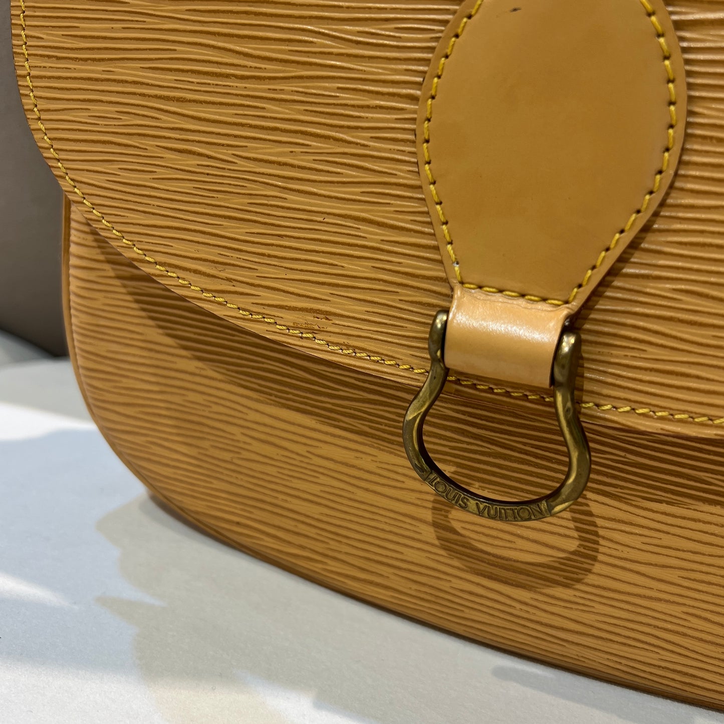 Louis Vuitton Vintage Yellow Epi Leather Saint Clair Should Bag