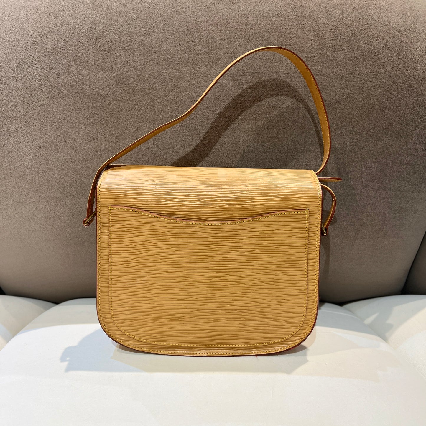 Louis Vuitton Vintage Yellow Epi Leather Saint Clair Should Bag