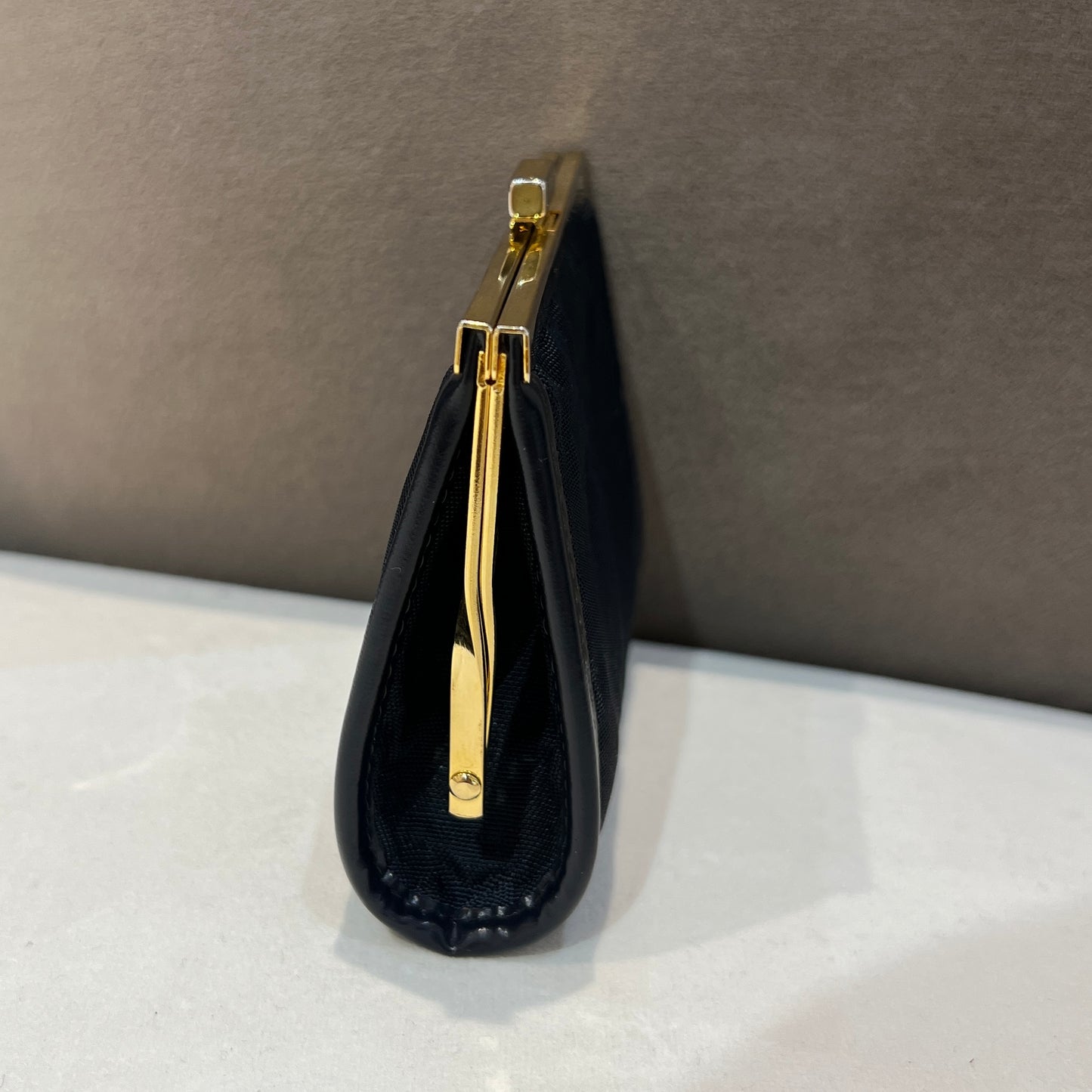 Christian Dior Vintage Black Trotter Coin Case