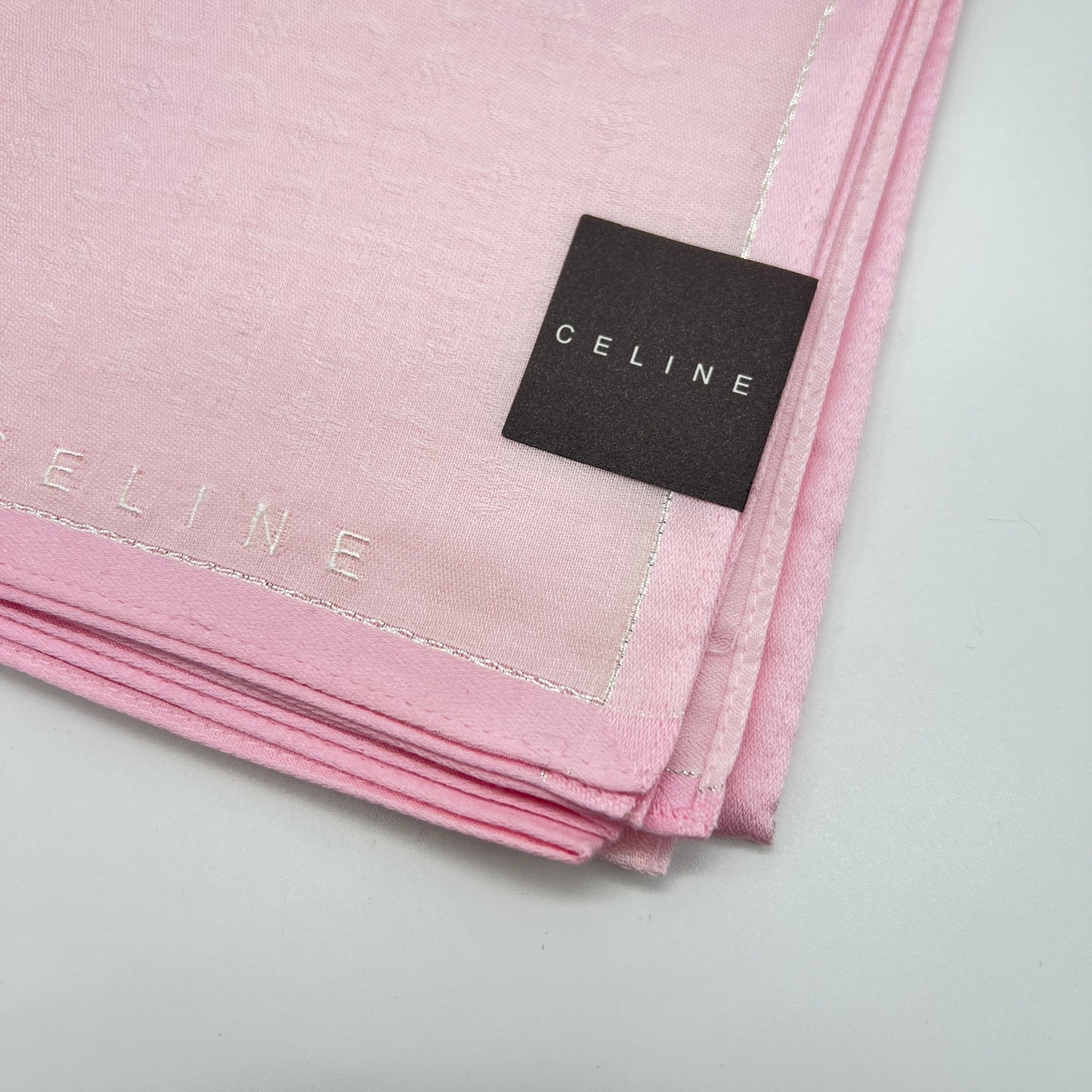 Celine Vintage 未使用棉質手帕、口袋巾