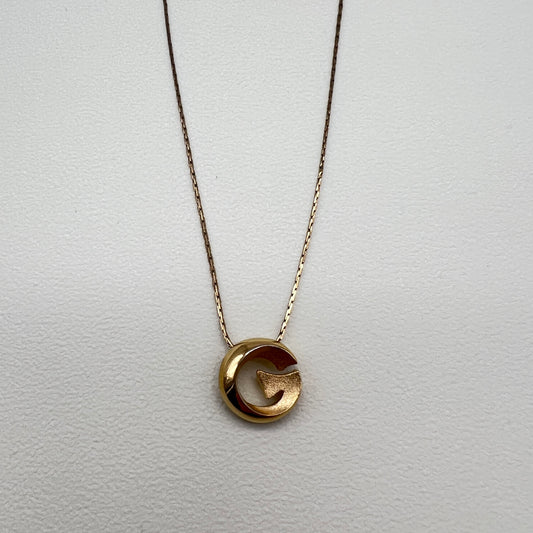 Givenchy Vintage G Logo Golden Necklace