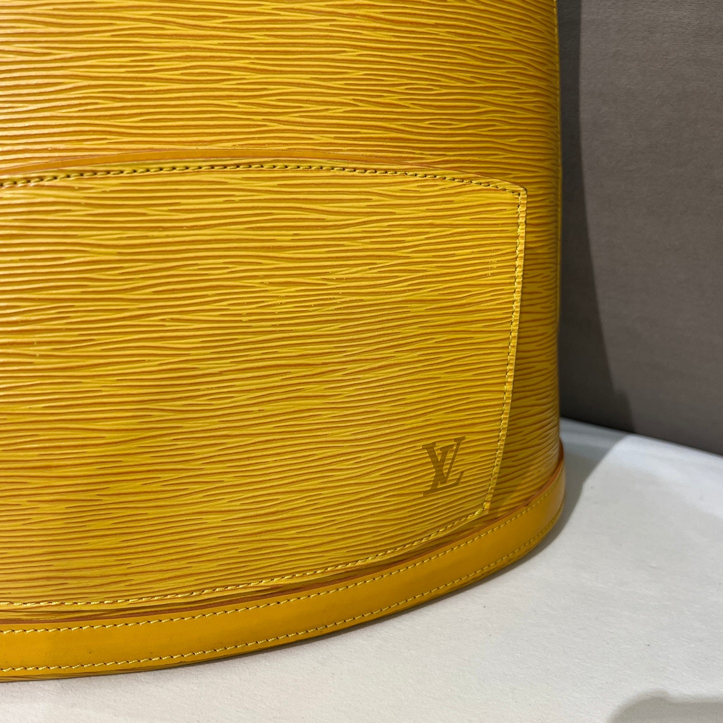 Louis Vuitton Vintage Yellow Epi Gobelins Backpack