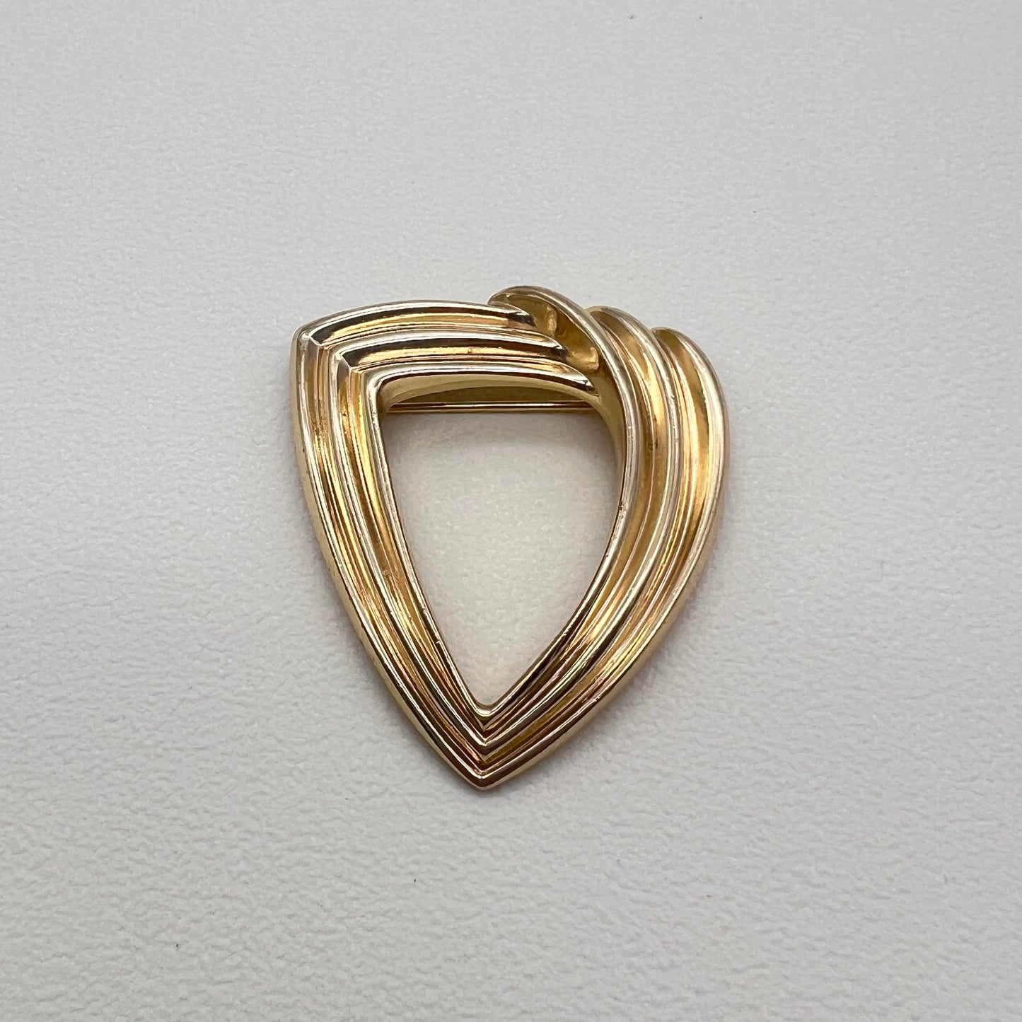 Christian Dior Vintage Stylish Golden Brooch