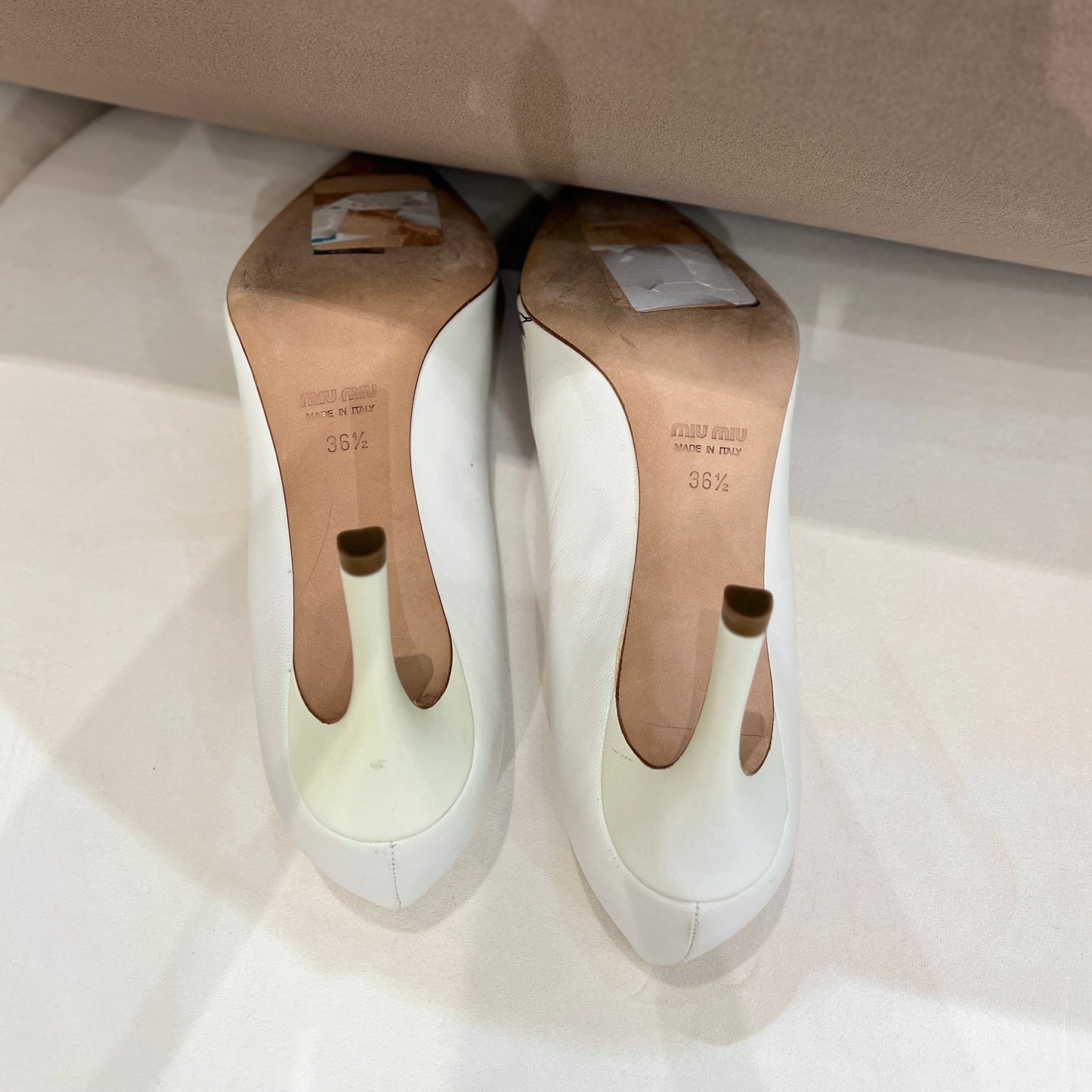 Miu Miu Vintage Unused Flower Motif Heels