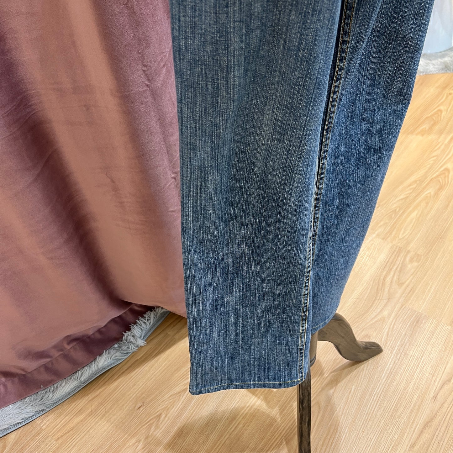 Louis Vuitton Vintage Low Waist Blue Jeans
