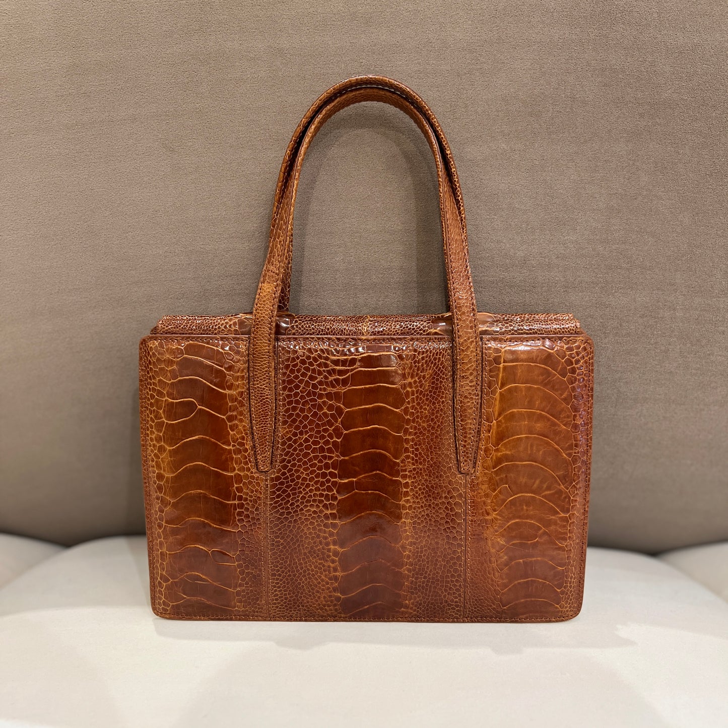 Loewe Vintage Brown Color Ostleg Handbag