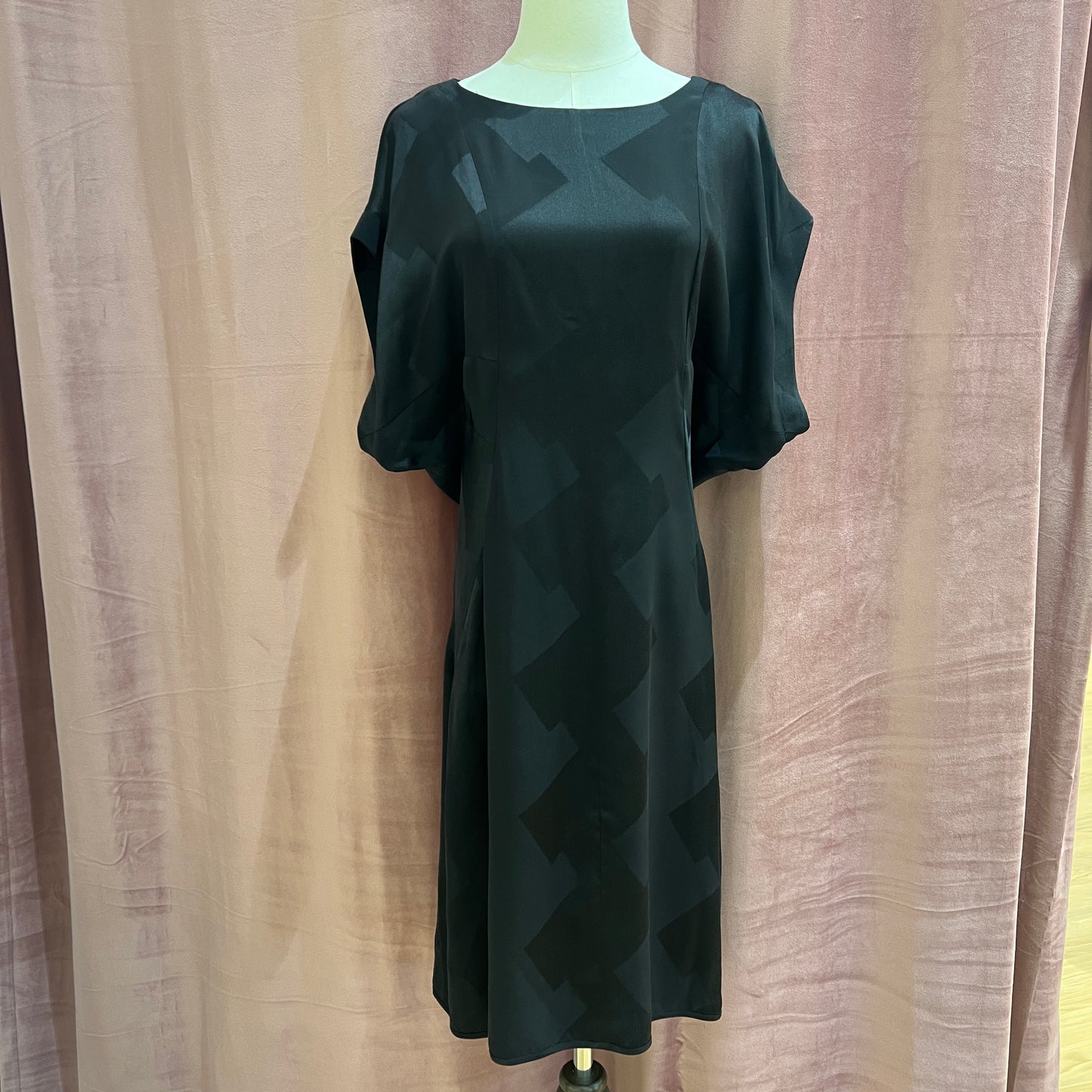 Balenciaga Vintage Black Silk Dress