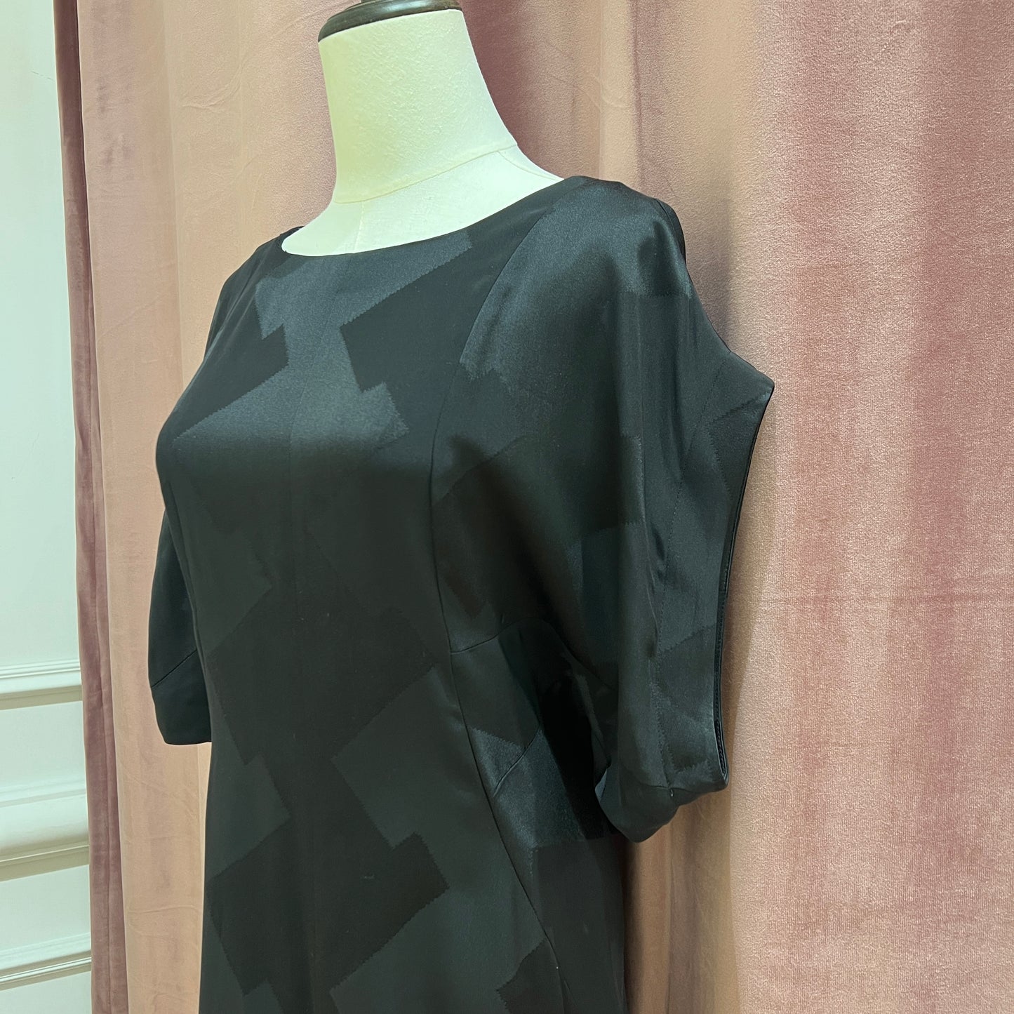 Balenciaga Vintage Black Silk Dress