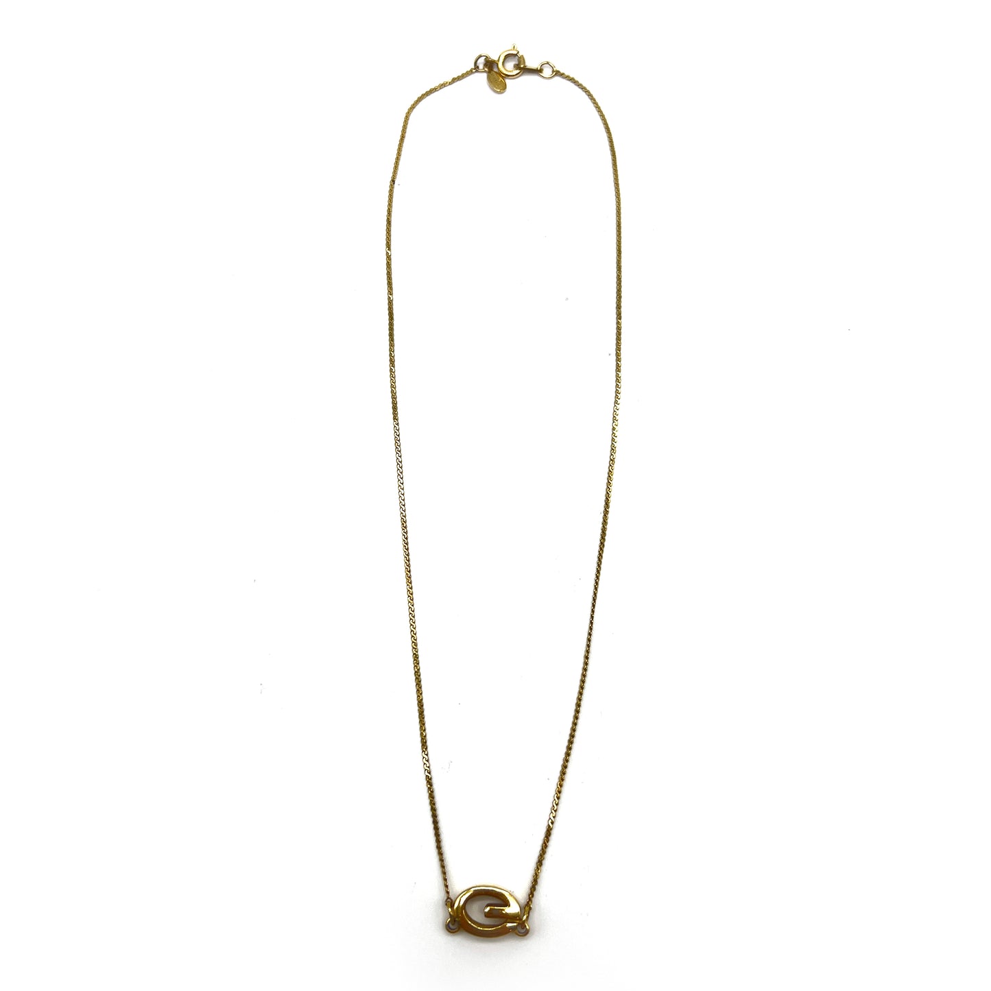 Givenchy Vintage G Logo Golden Necklace
