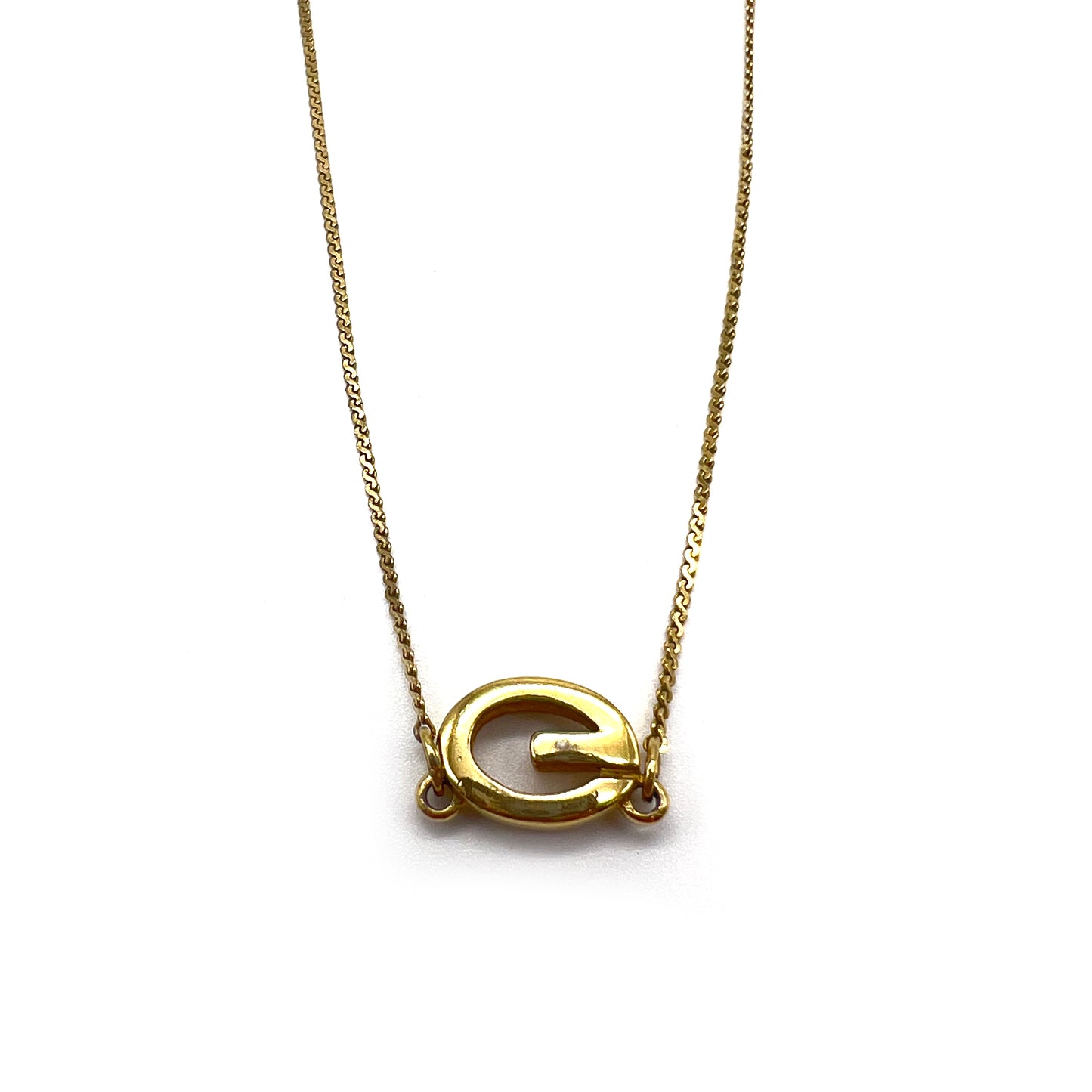 Givenchy Vintage G Logo Golden Necklace