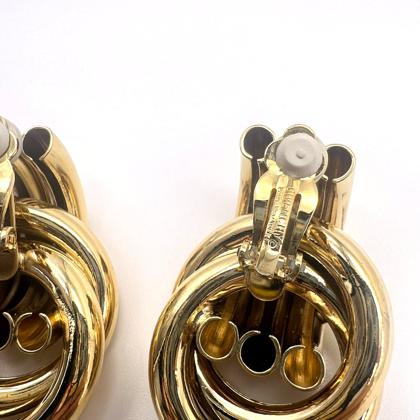 Givenchy Vintage Golden Clip-On Earrings