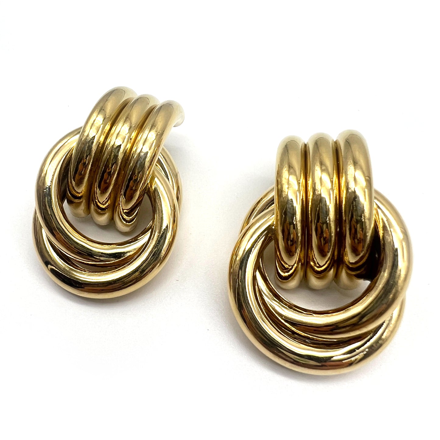 Givenchy Vintage Golden Clip-On Earrings