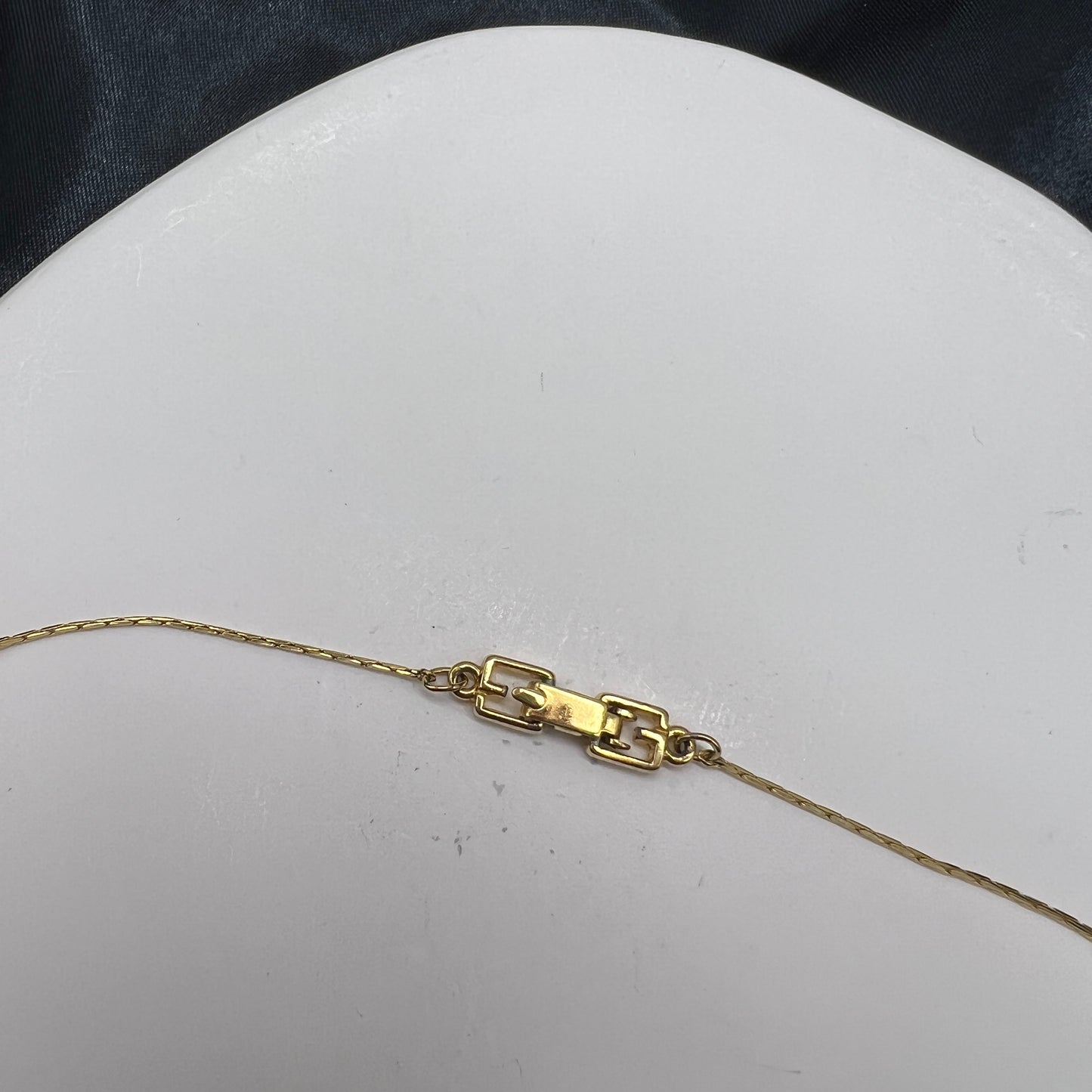 Givenchy Vintage Givenchy Gold Color Rhinestone Necklace Pendant