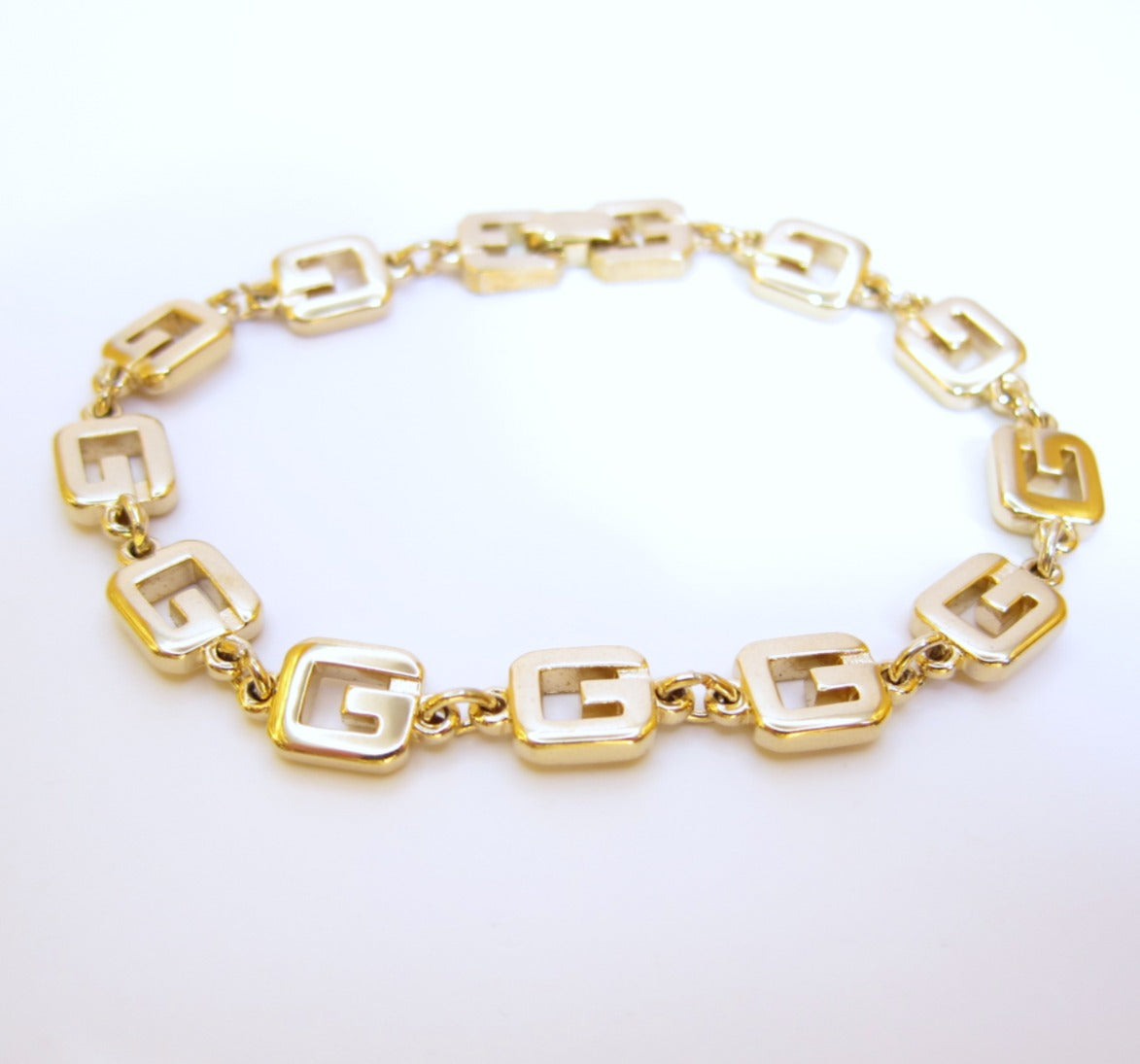 Givenchy Vintage G Logo Golden Bracelet