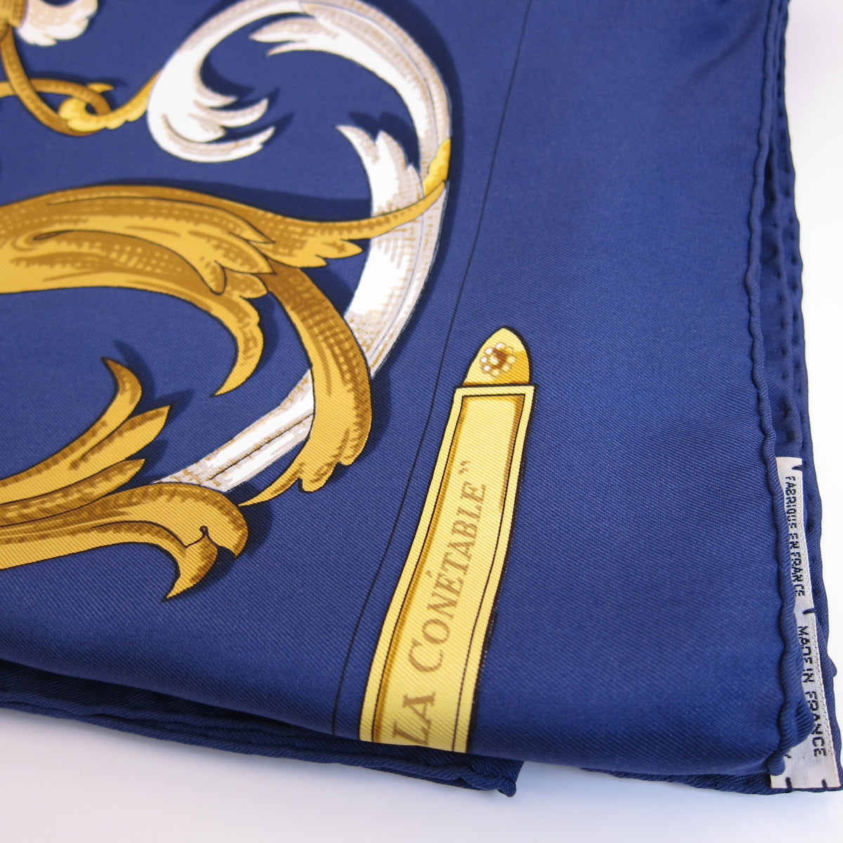 Hermes Vintage Le Mors A La Conetable Silk Scarf