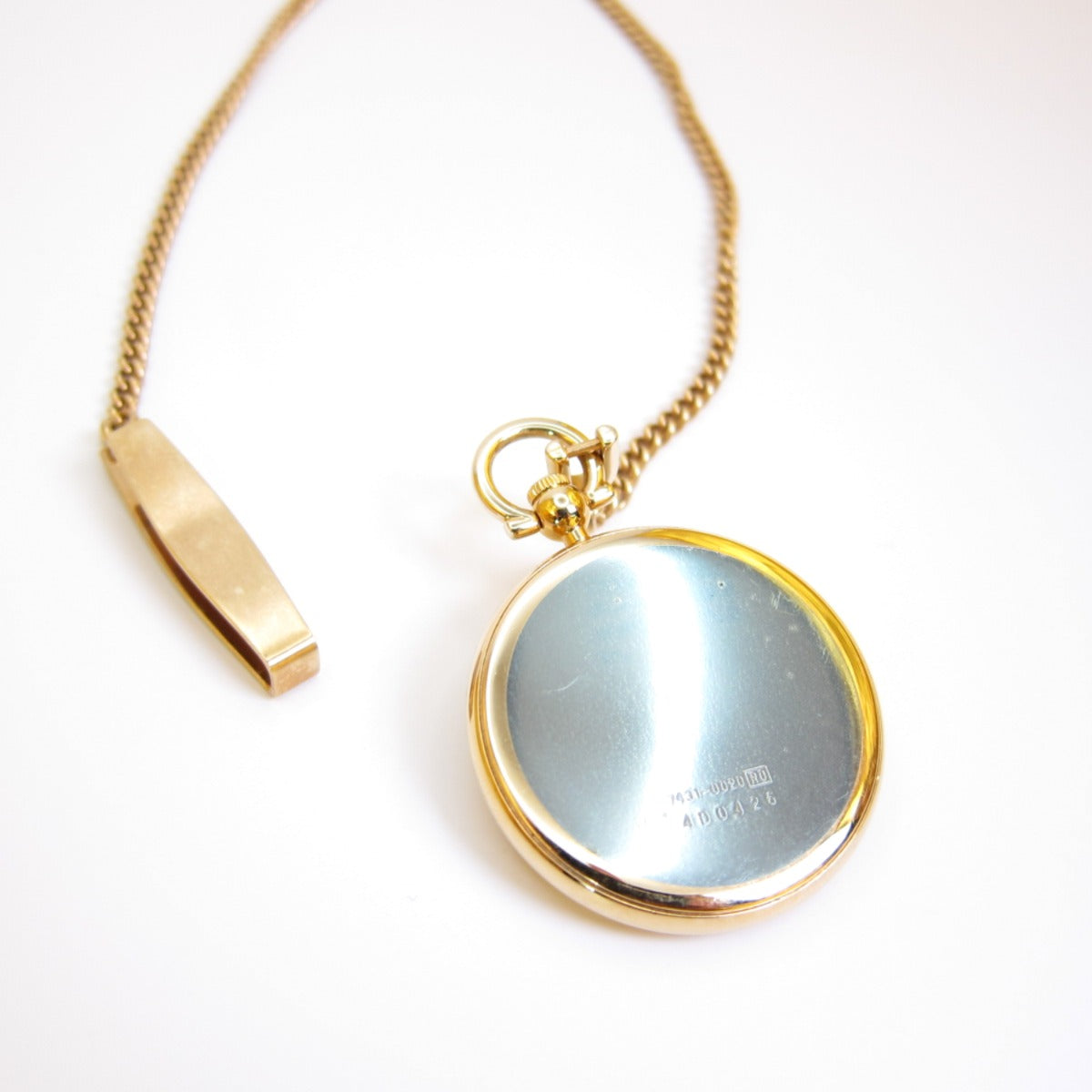 Seiko Vintage Round Golden Face Pocket Watch