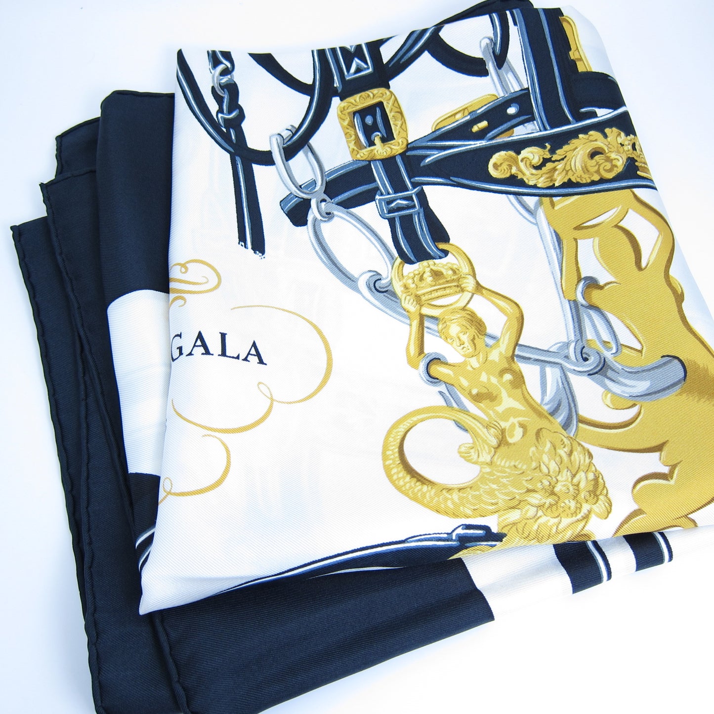 Hermes Vintage Brides De Gala Silk Scarf