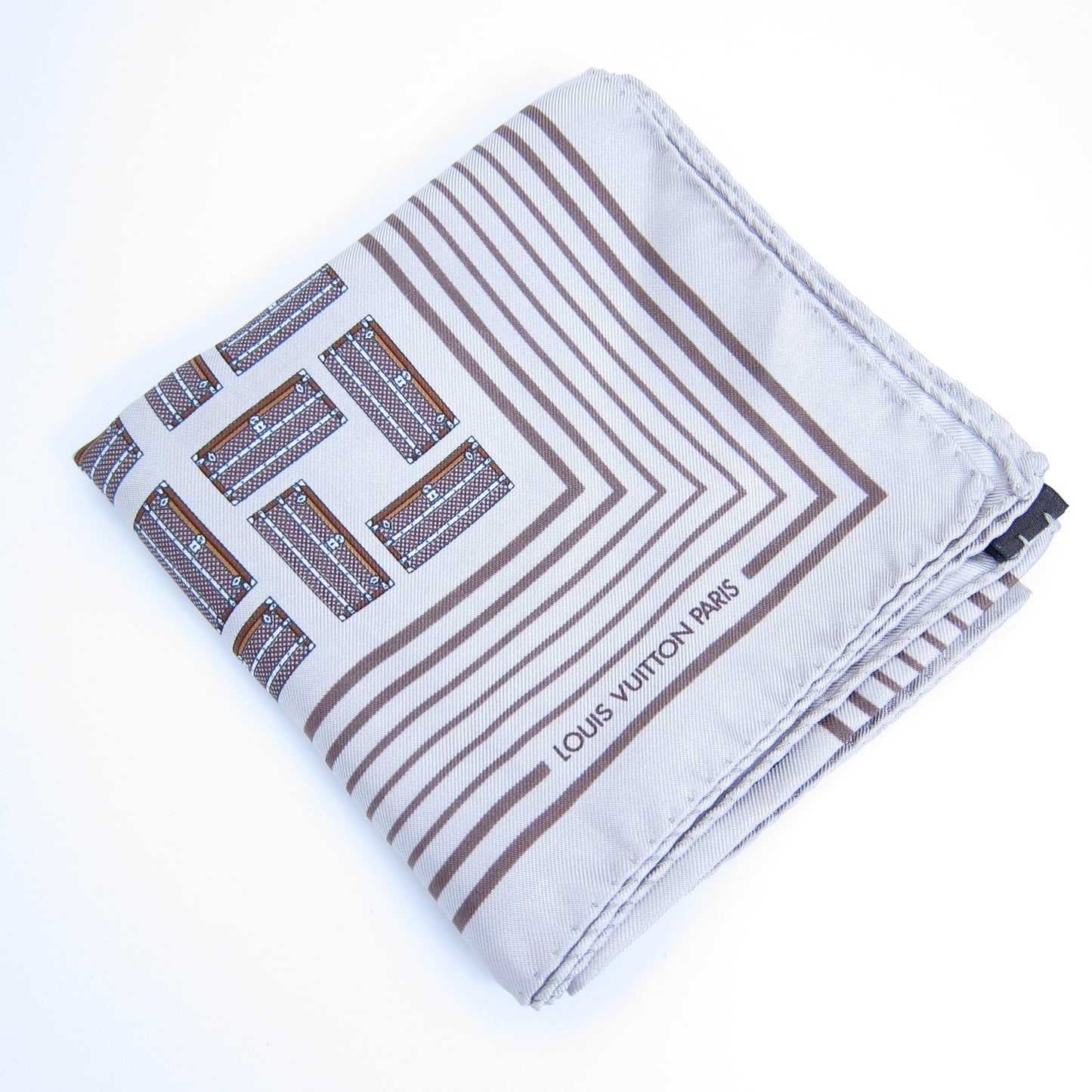 Louis Vuitton Vintage Trunk Pattern Scarf