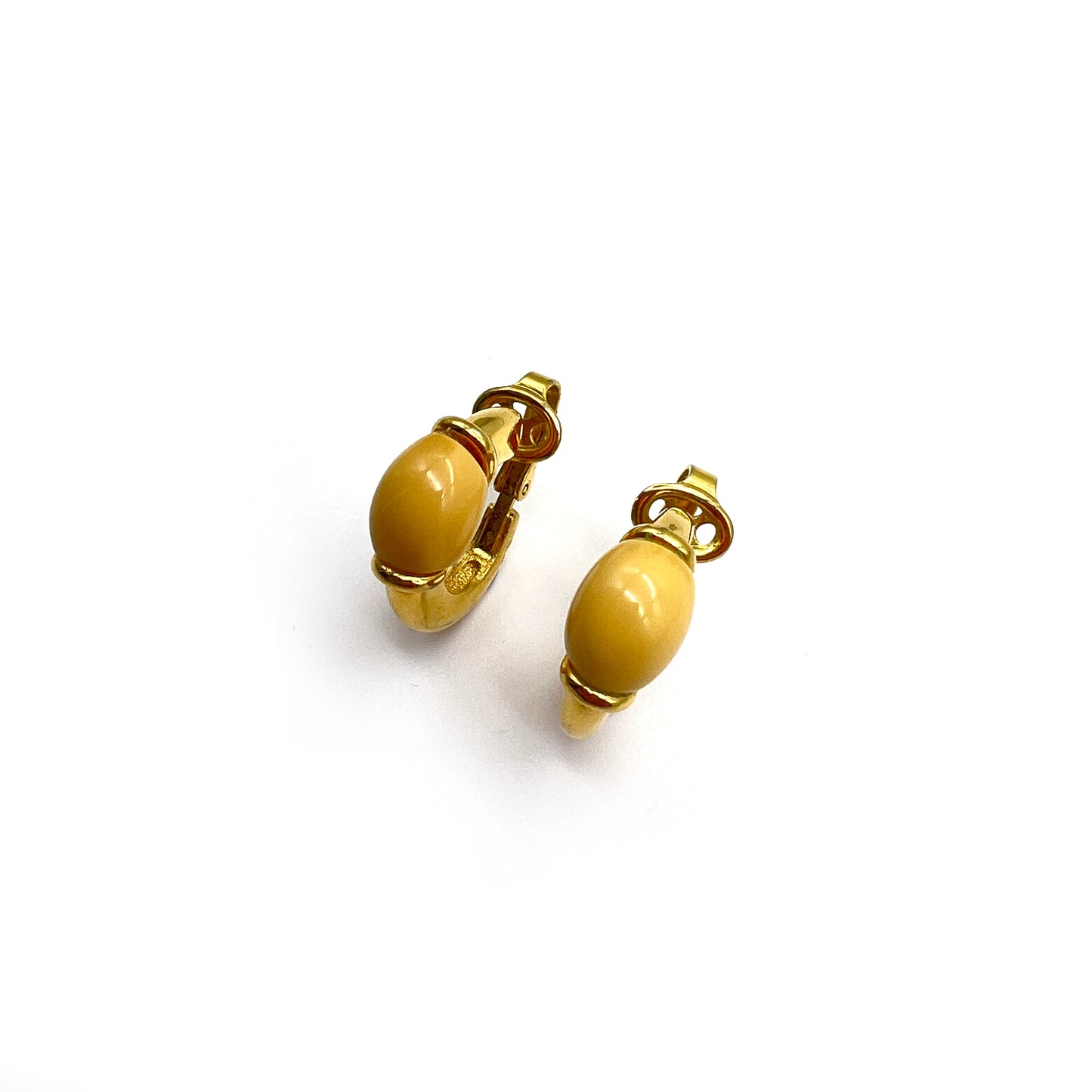 Givenchy Vintage Golden Clip-On Earrings
