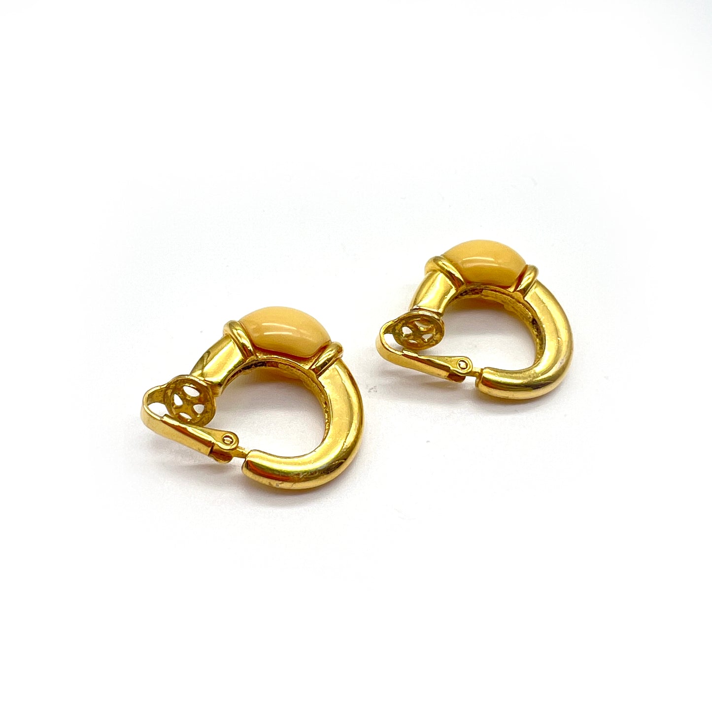 Givenchy Vintage Golden Clip-On Earrings