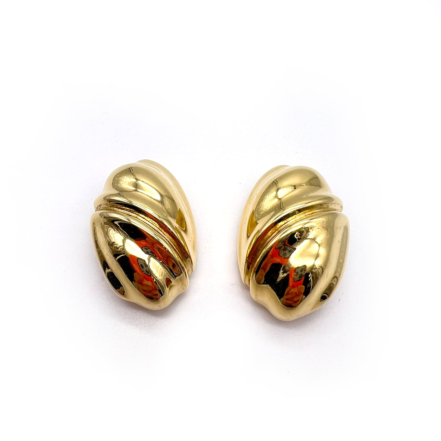 Givenchy Vintage Golden Clip-On Earrings