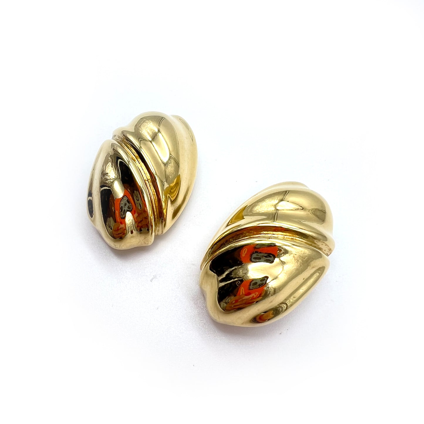 Givenchy Vintage Golden Clip-On Earrings