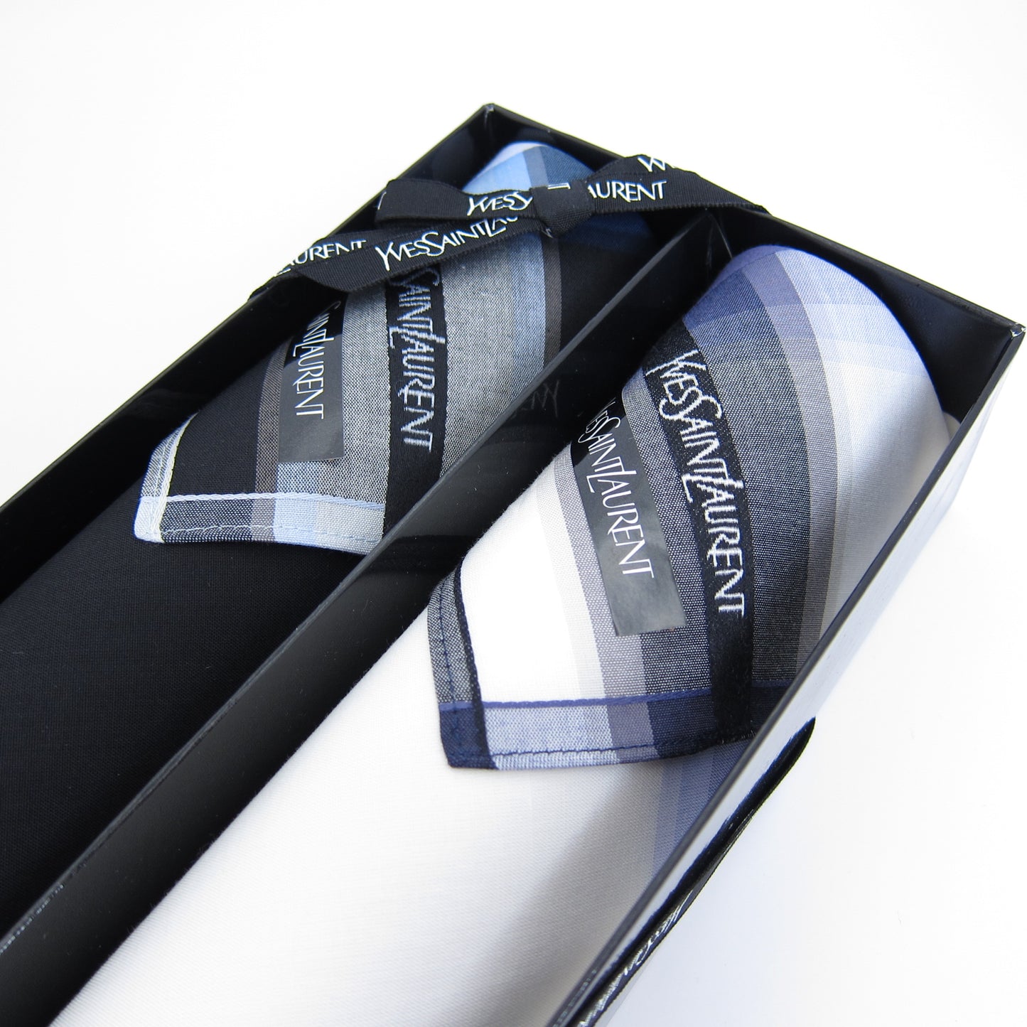 Yves Saint Laurent Vintage Unused Handkerchief Box Set