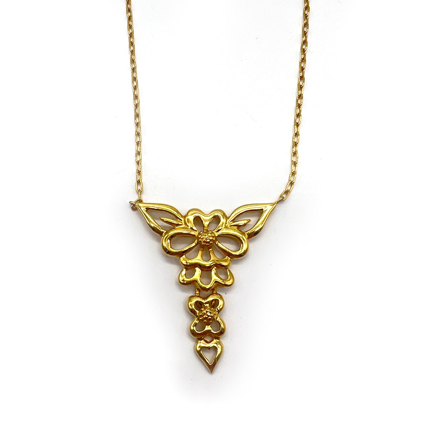 Monet Vintage Golden Necklace